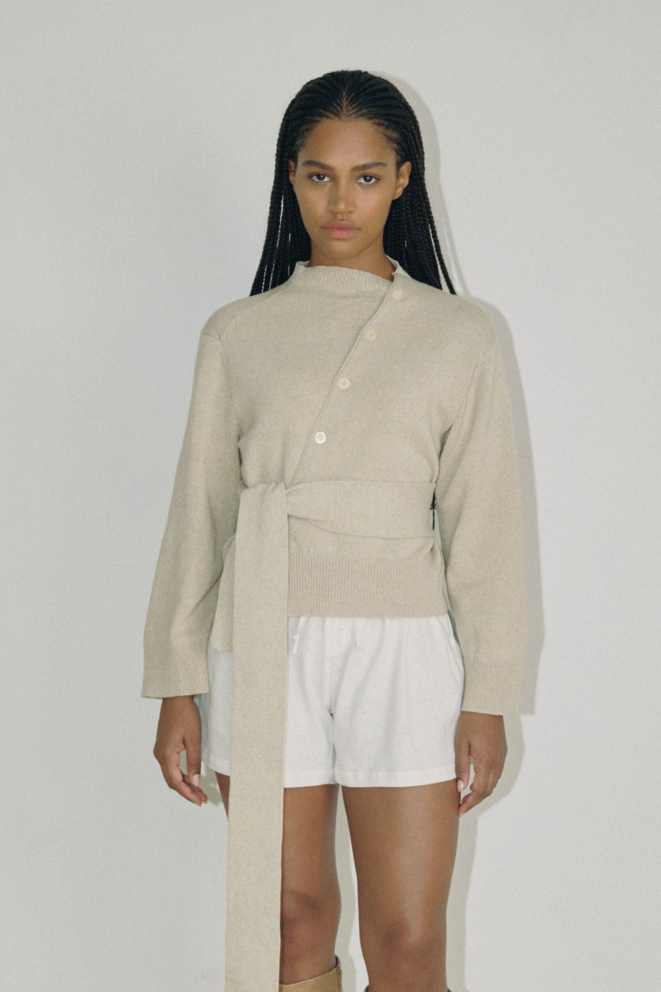 The Asymmetric Knit, Oat