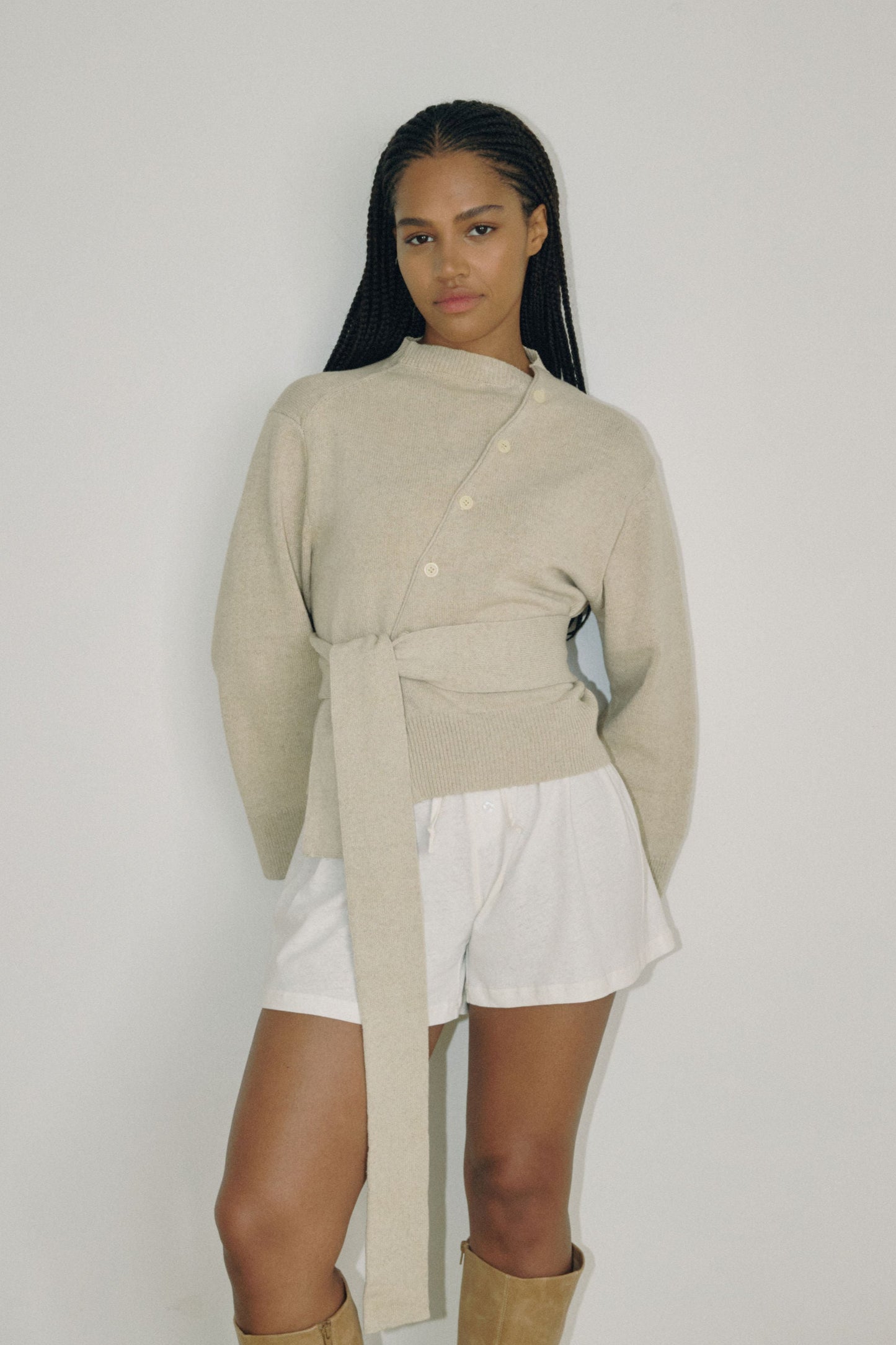 The Asymmetric Knit, Oat