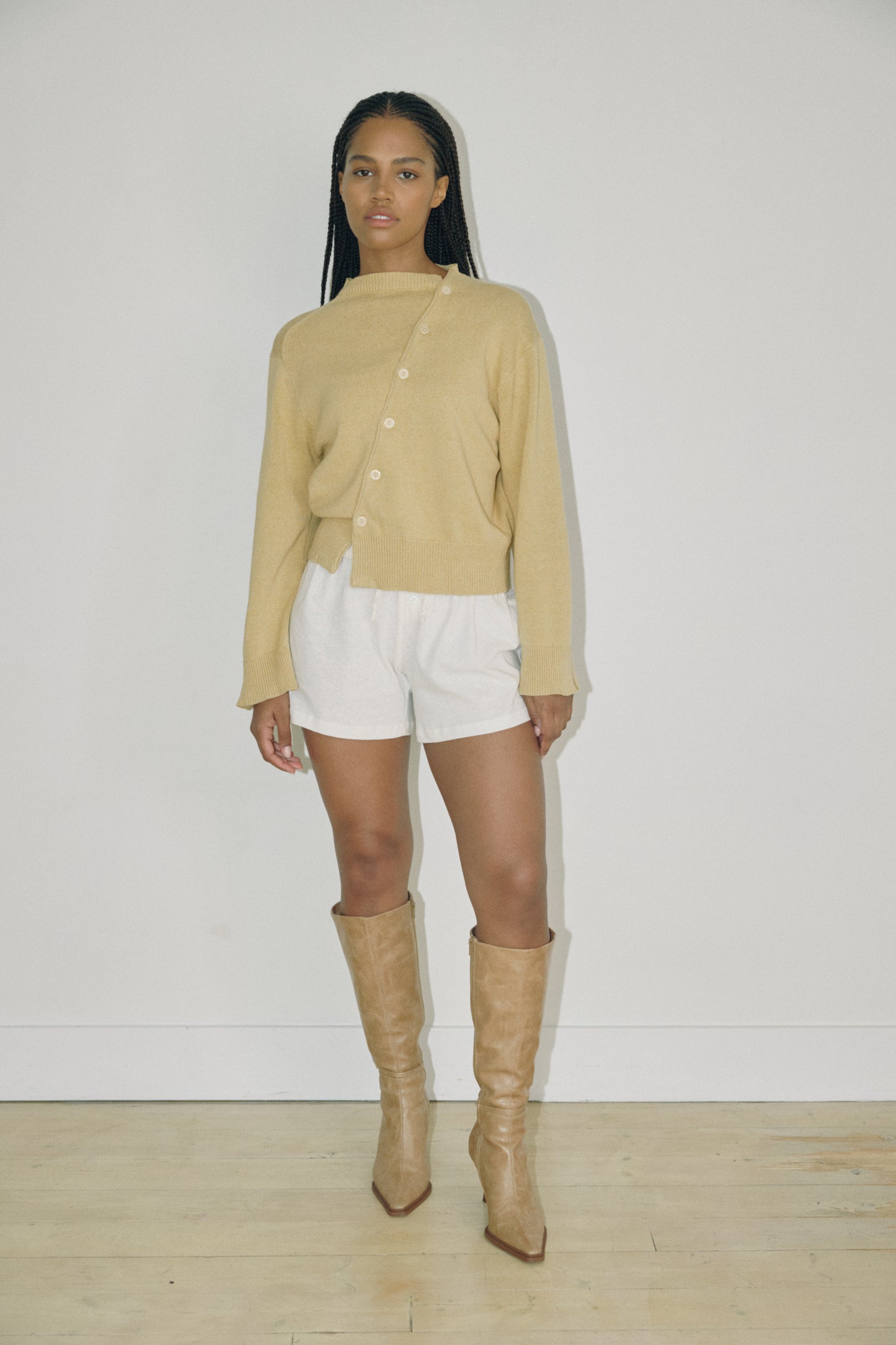 The Asymmetric Knit, Wheat