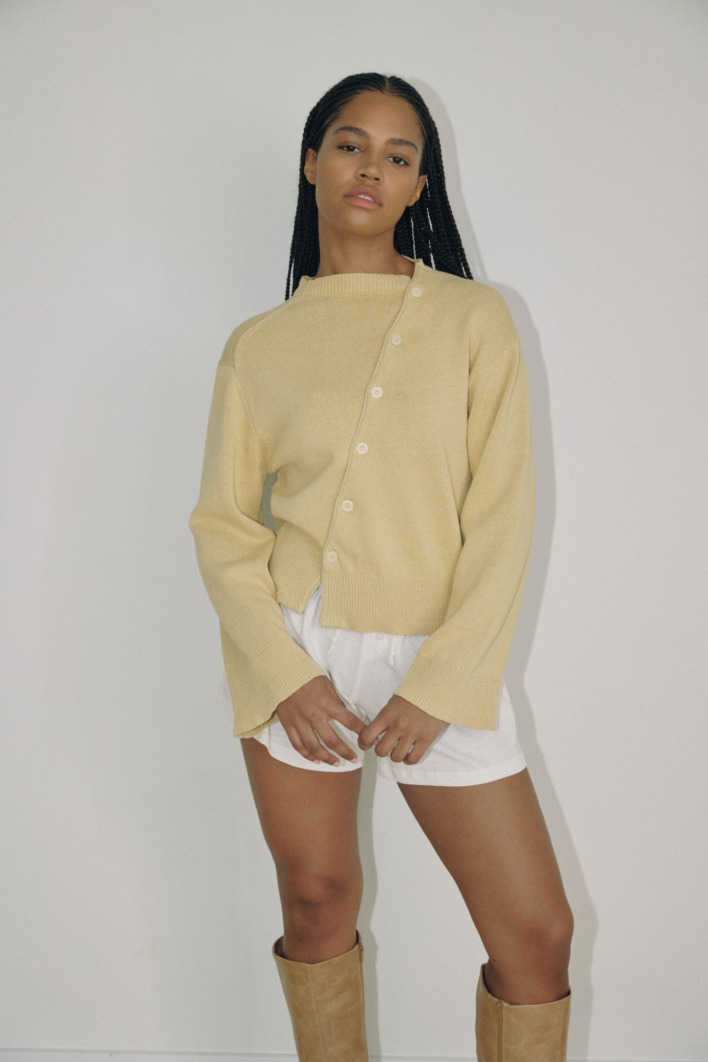 The Asymmetric Knit, Wheat