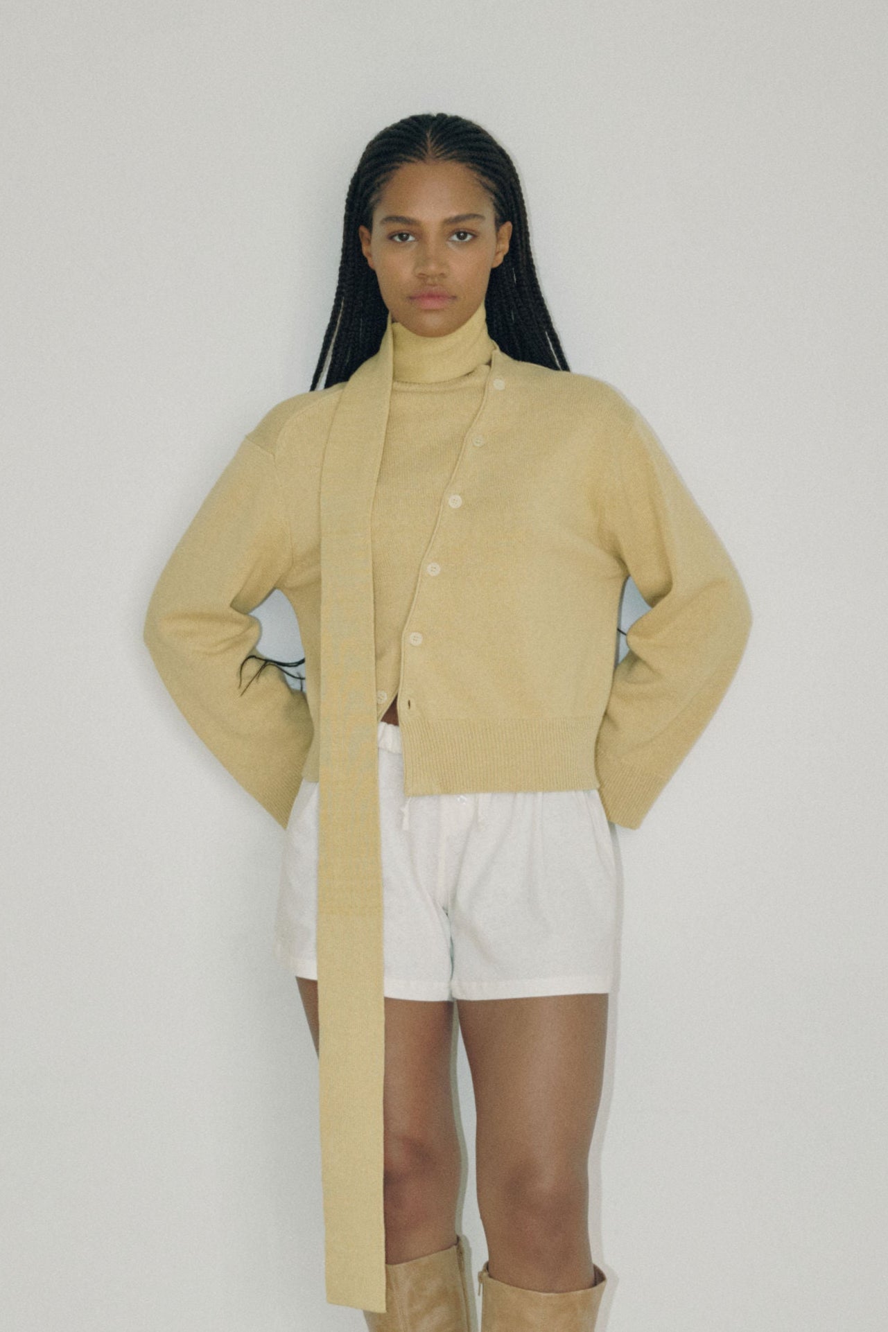 The Asymmetric Knit, Wheat