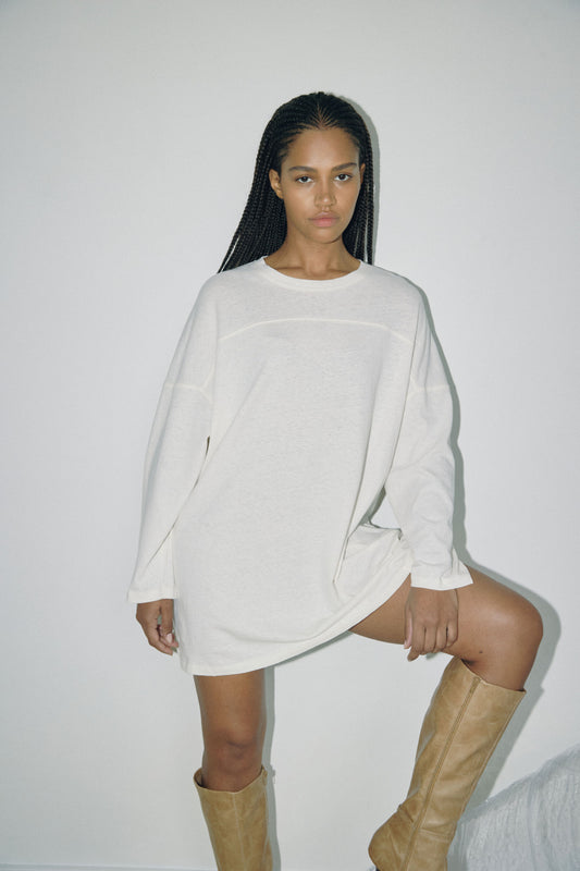 The Football Tee, White