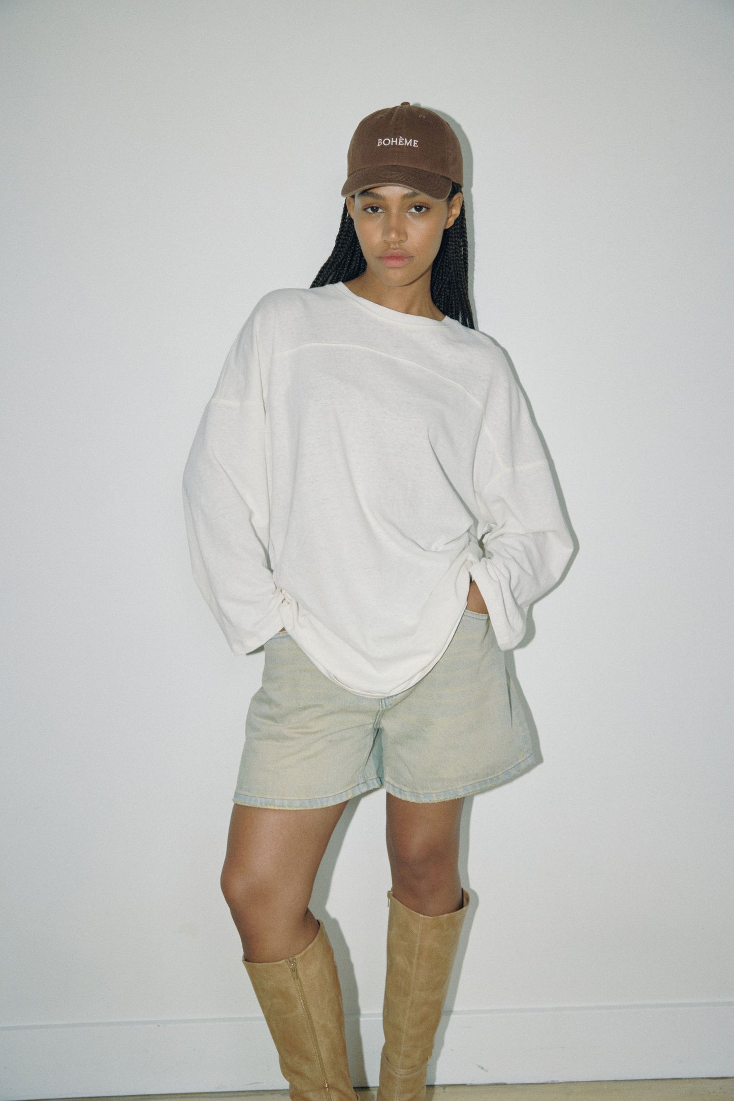 The Football Tee, White