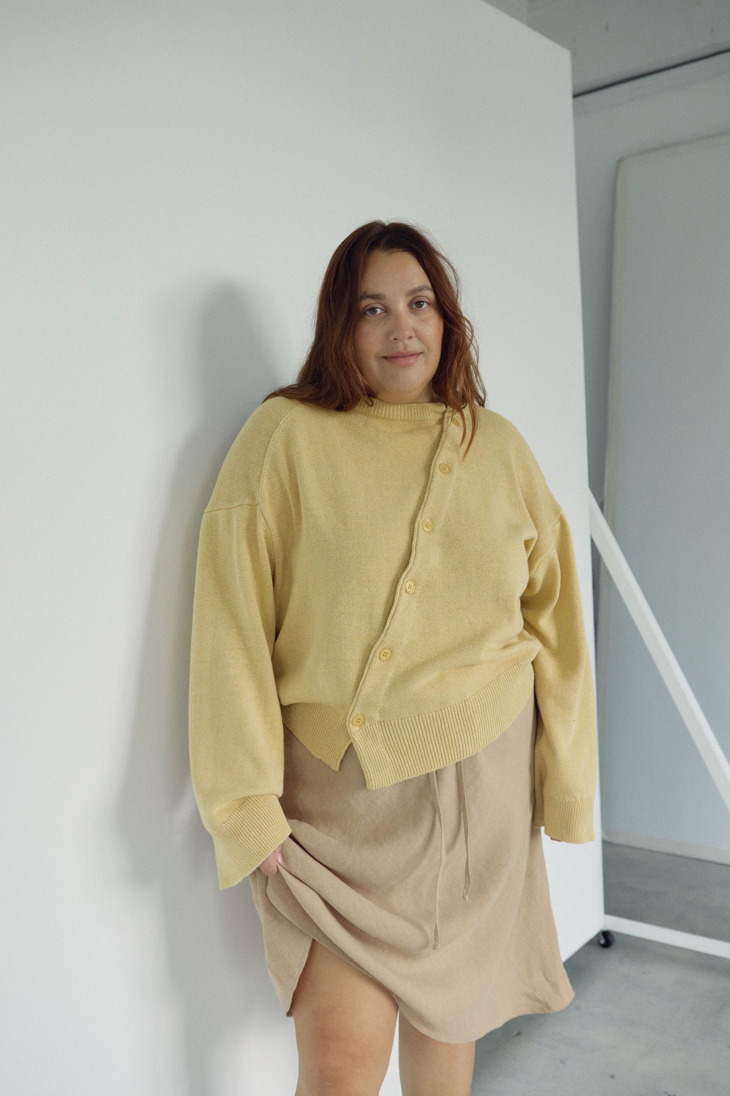 The Asymmetric Knit, Wheat