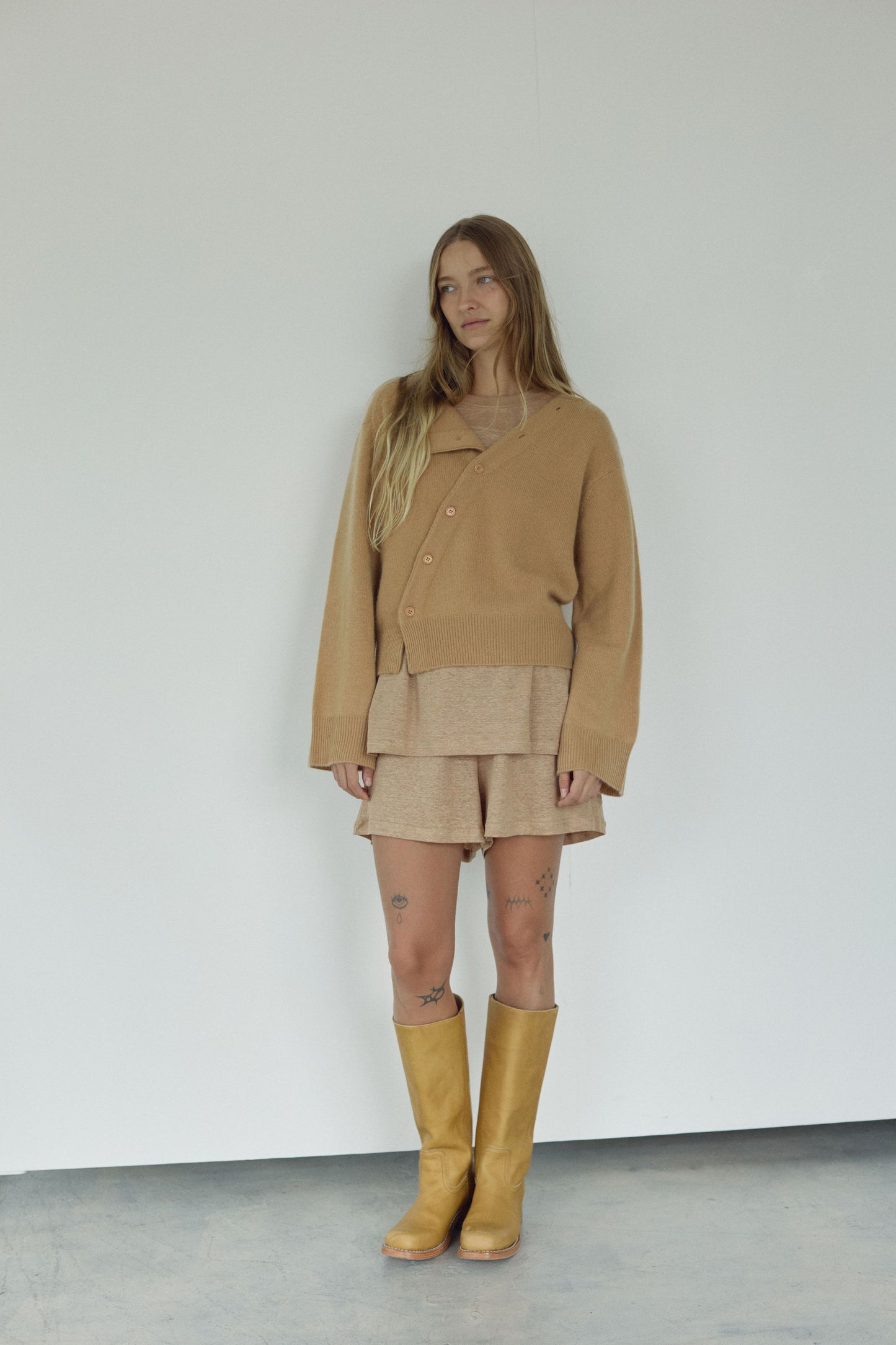 The Linen Boxer Short, Tan