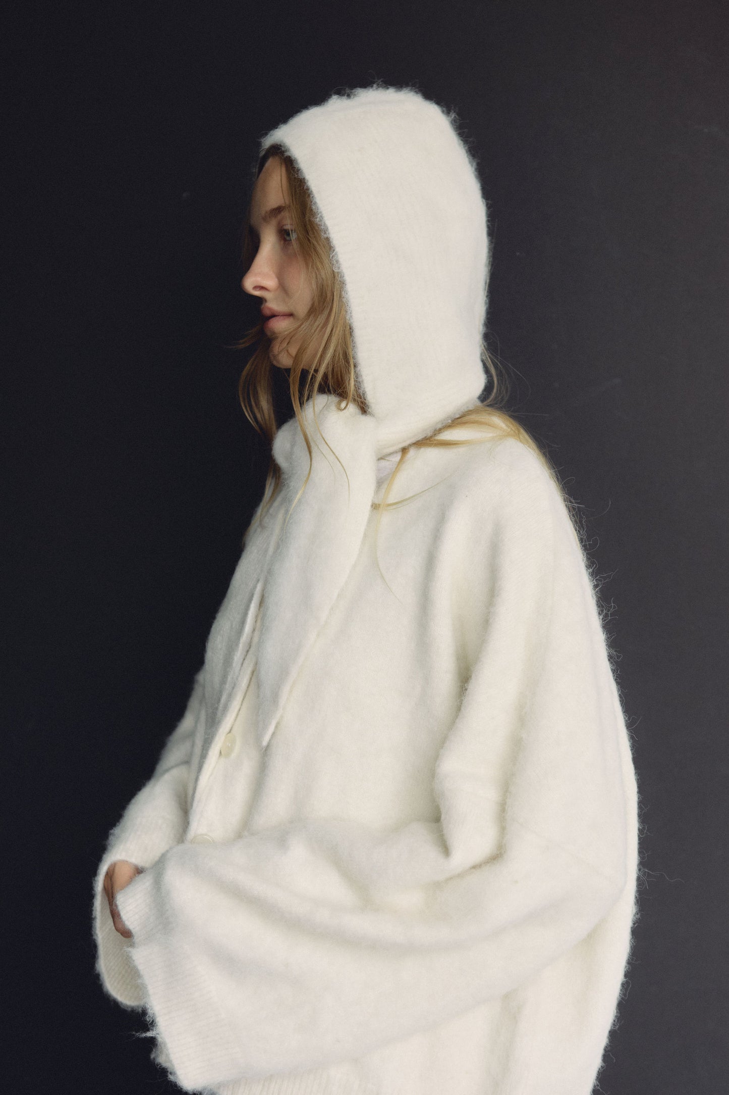 The V Neck Cardi, Milk