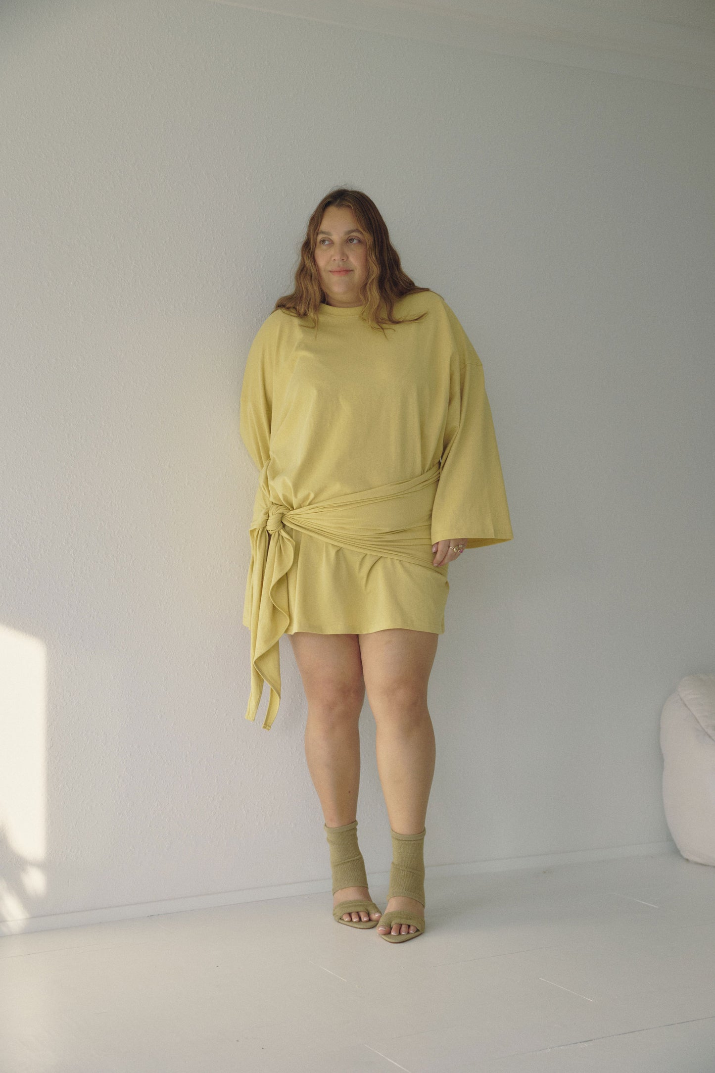 The Wrap Dress - Wheat