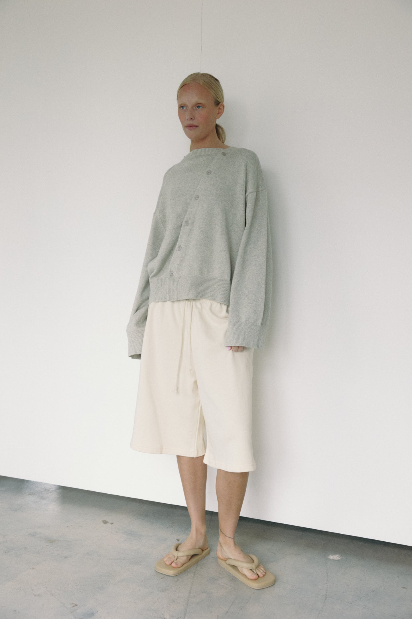 The Asymmetric Knit (Cotton/Cashmere)