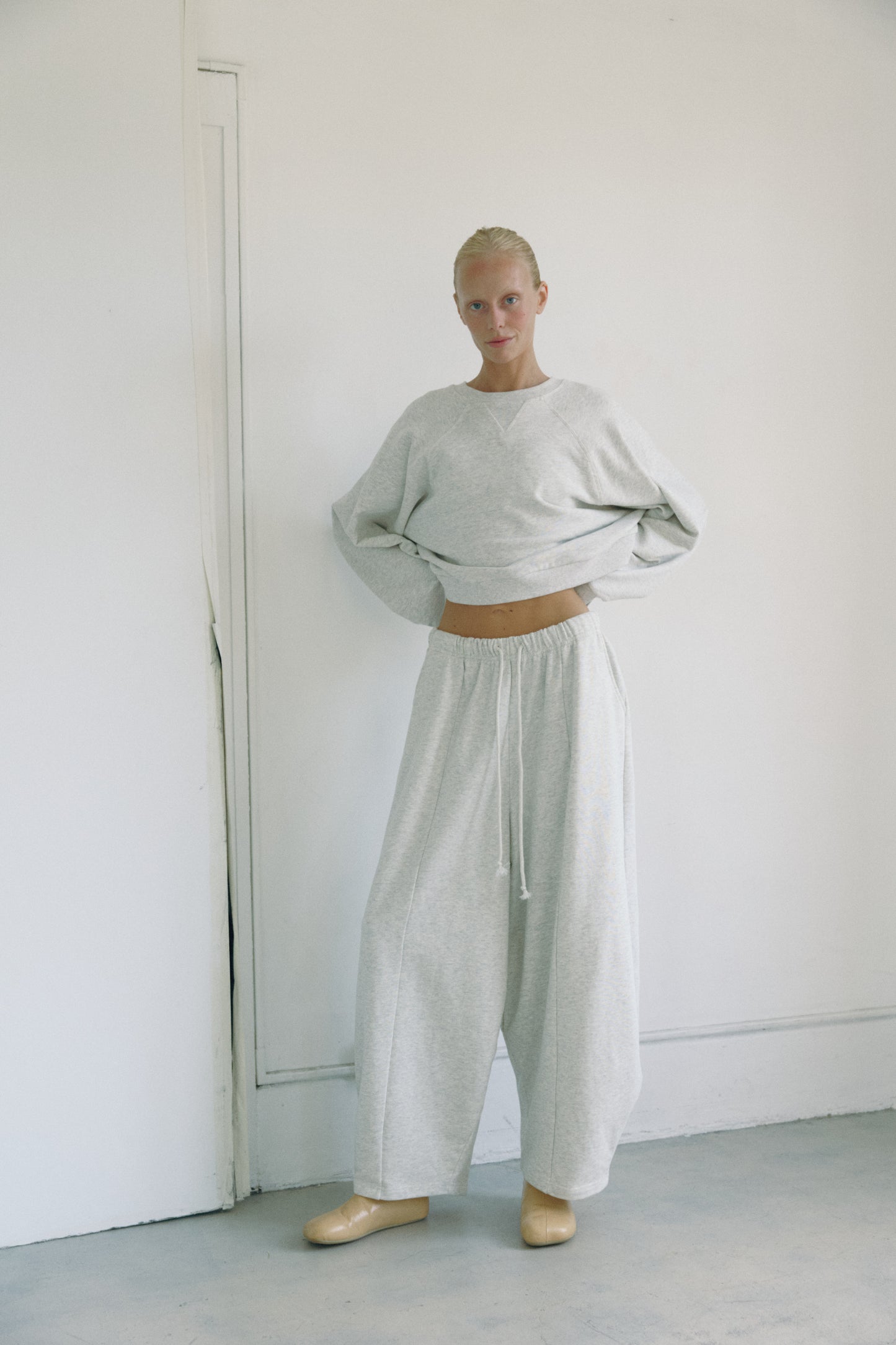 The Barrel Sweat Pant - Grey