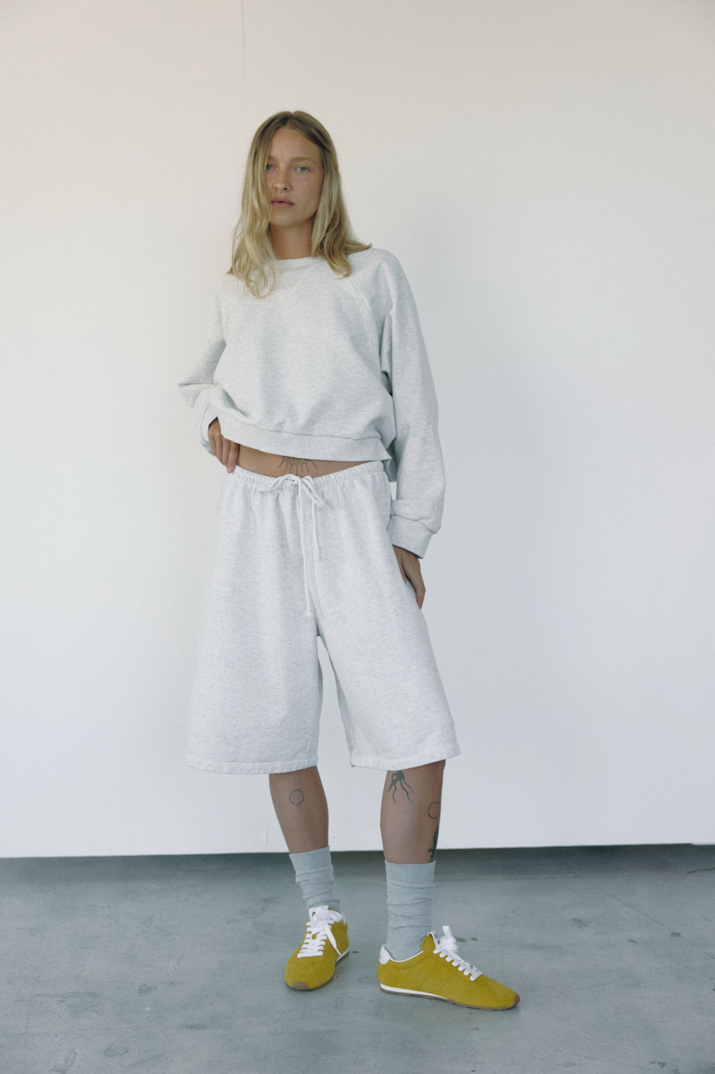 The Sweat Culotte - Grey