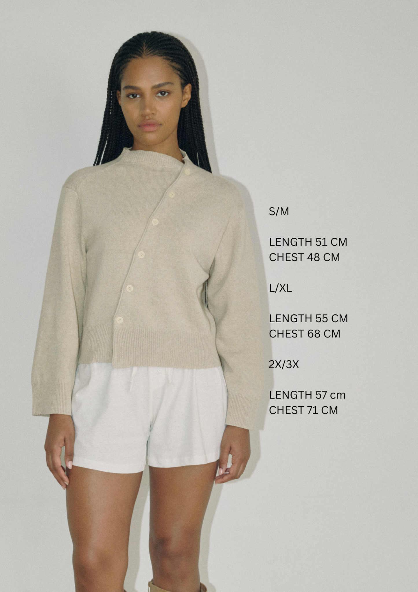 The Asymmetric Knit, Oat