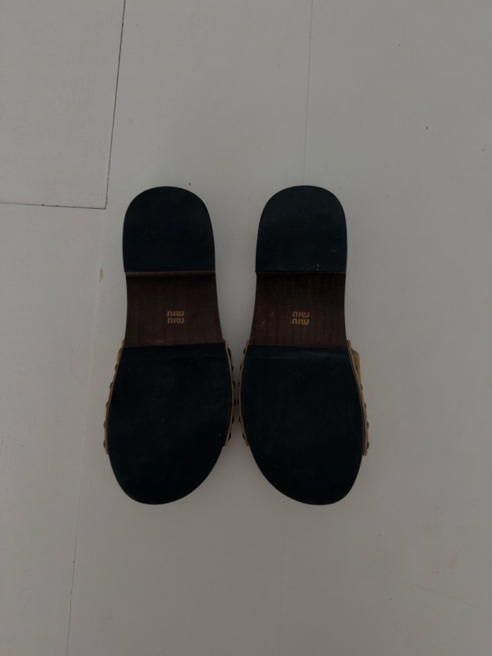 Miu Miu Suede Clogs, 39