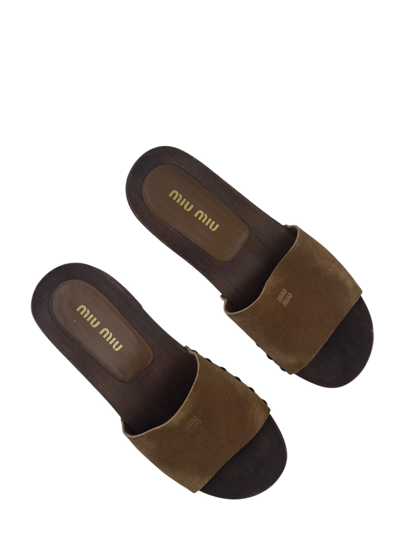Miu Miu Suede Clogs