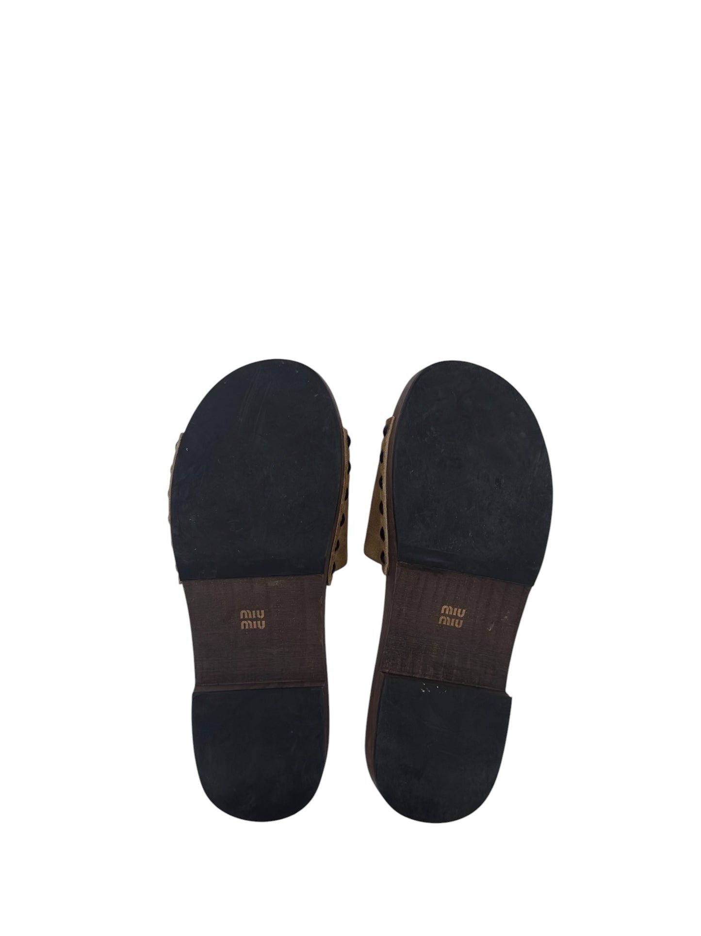 Miu Miu Suede Clogs