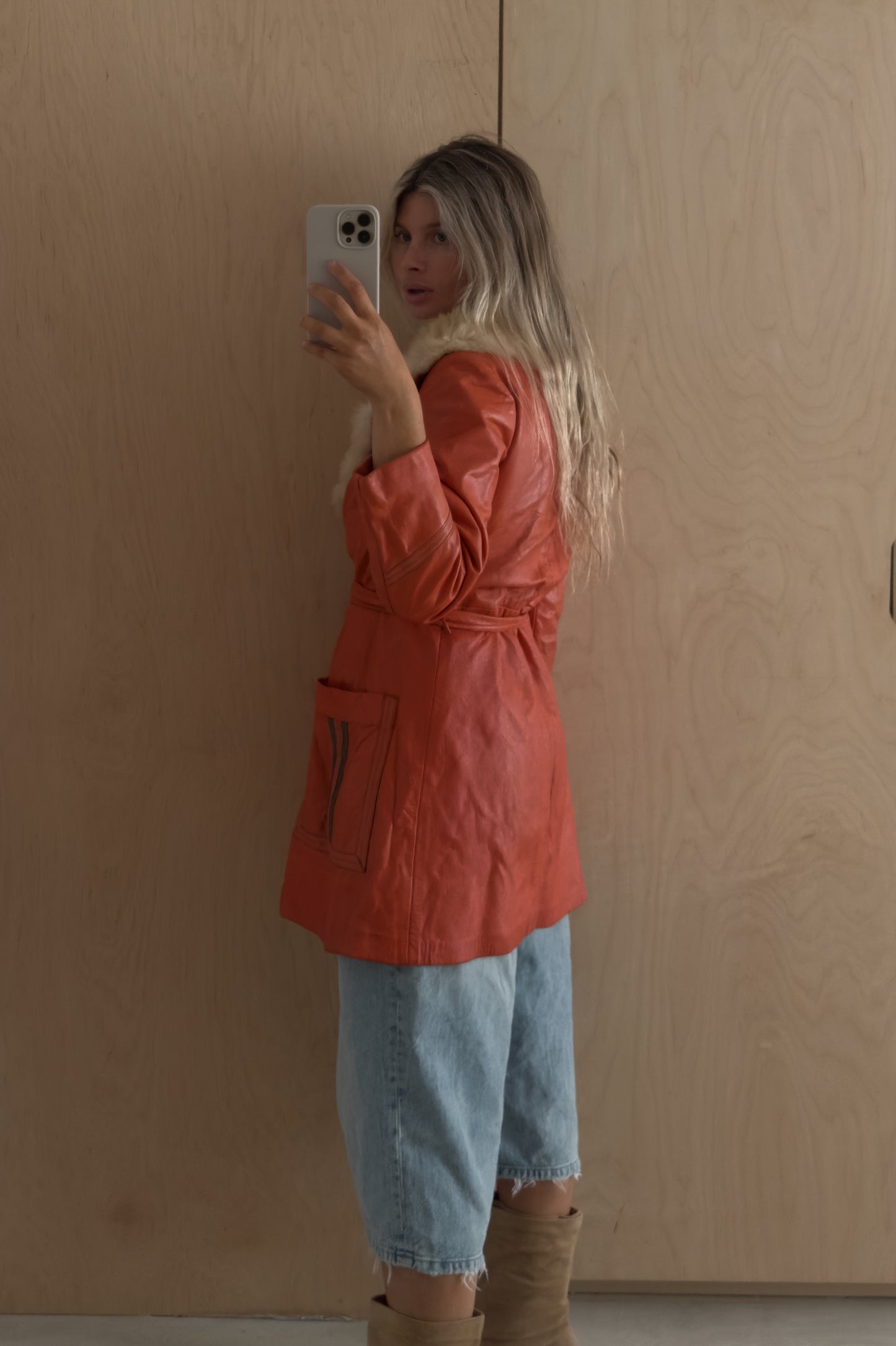 1960s Leather Coat