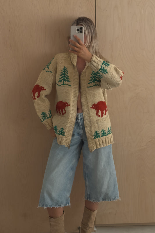 1970s Wool Cardigan