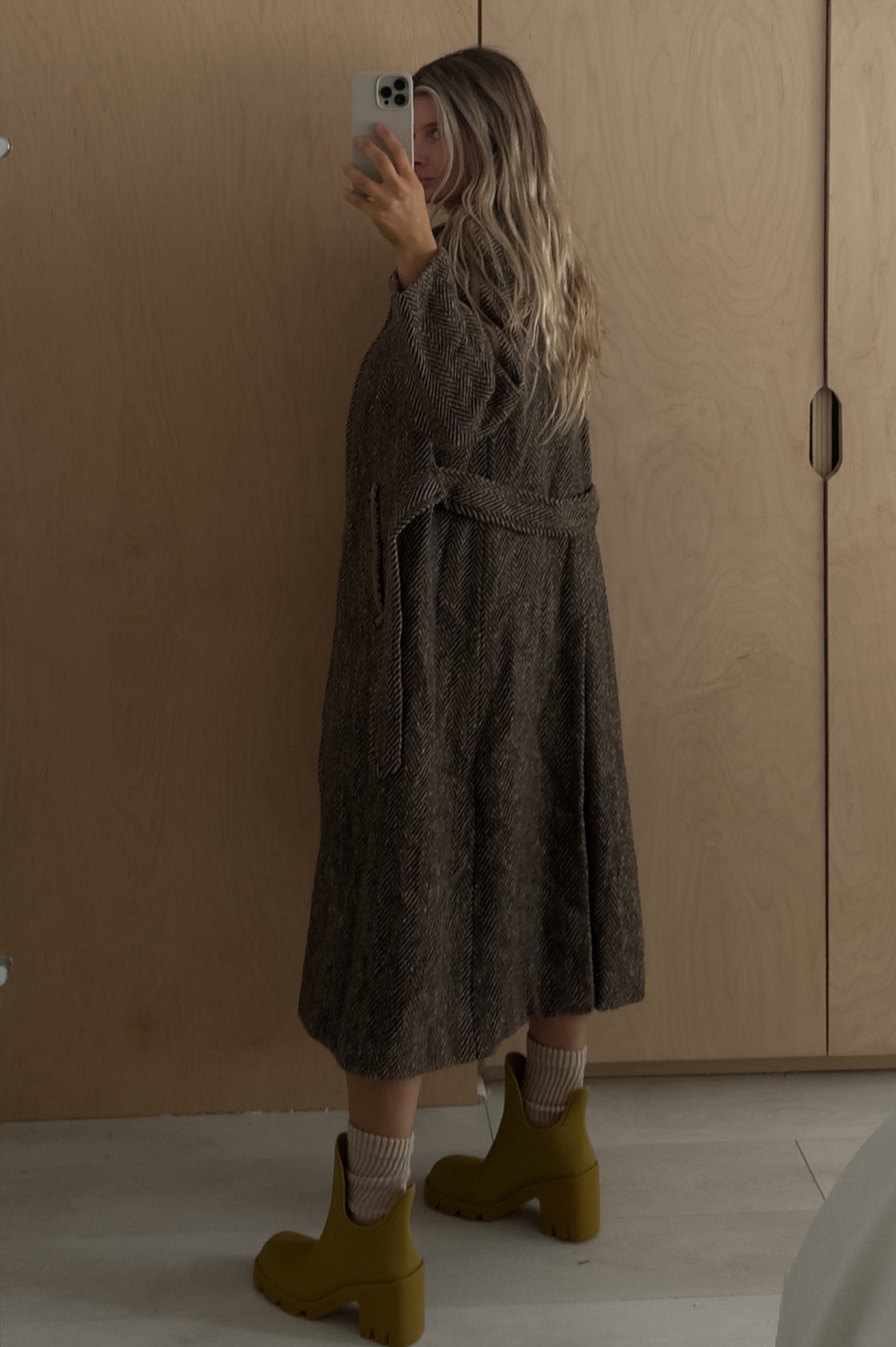 1970s Wool Tweed Coat