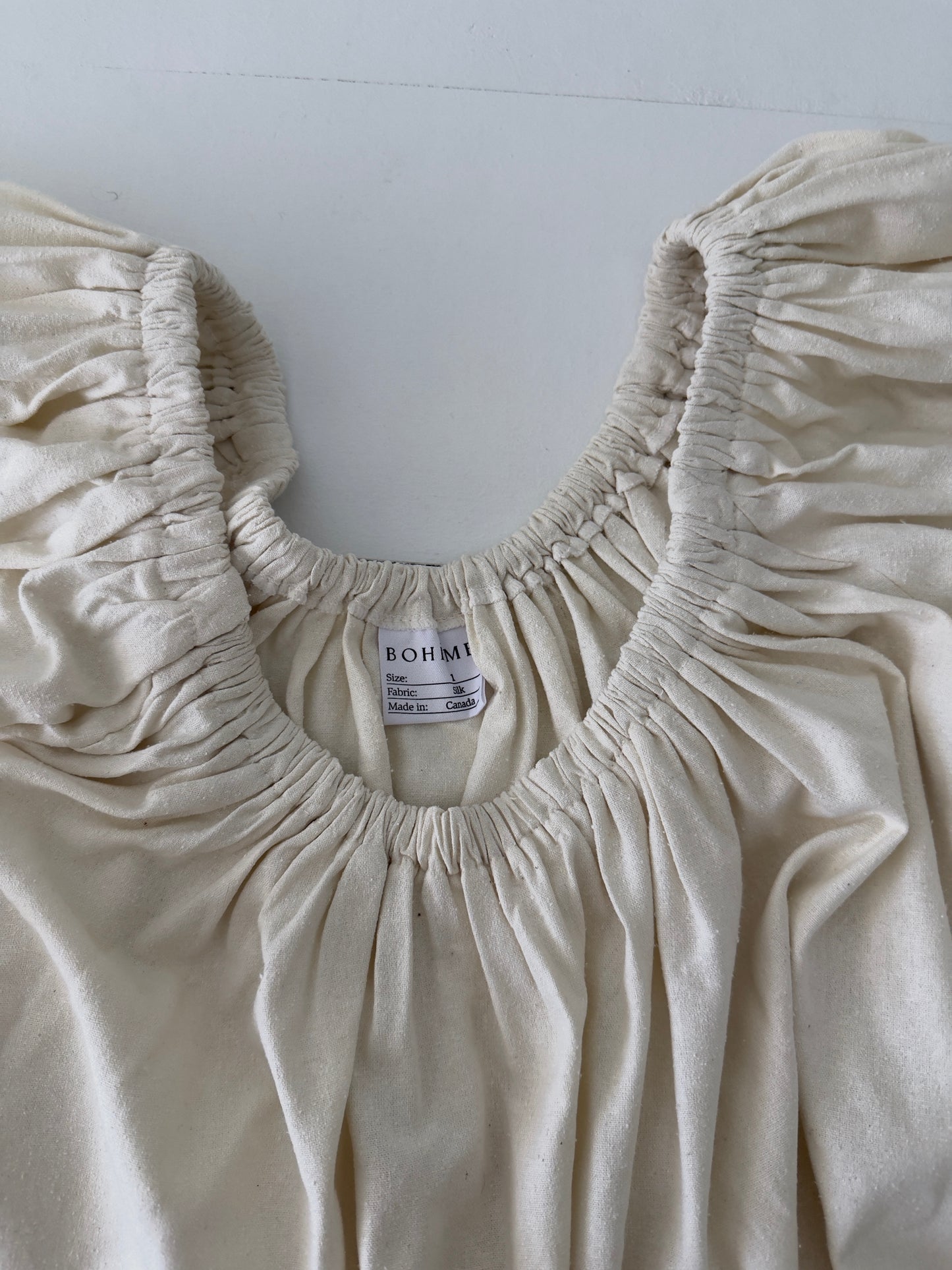 Raw Silk Muumuu, Size 1/2