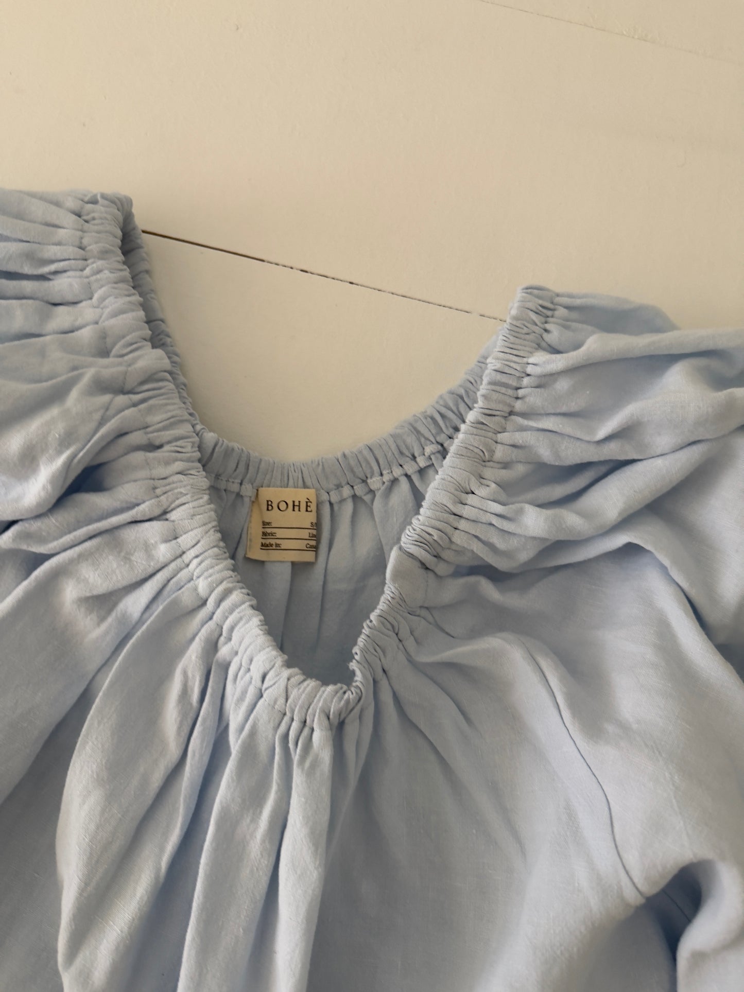 Sky Linen Muumuu, Size 1/2