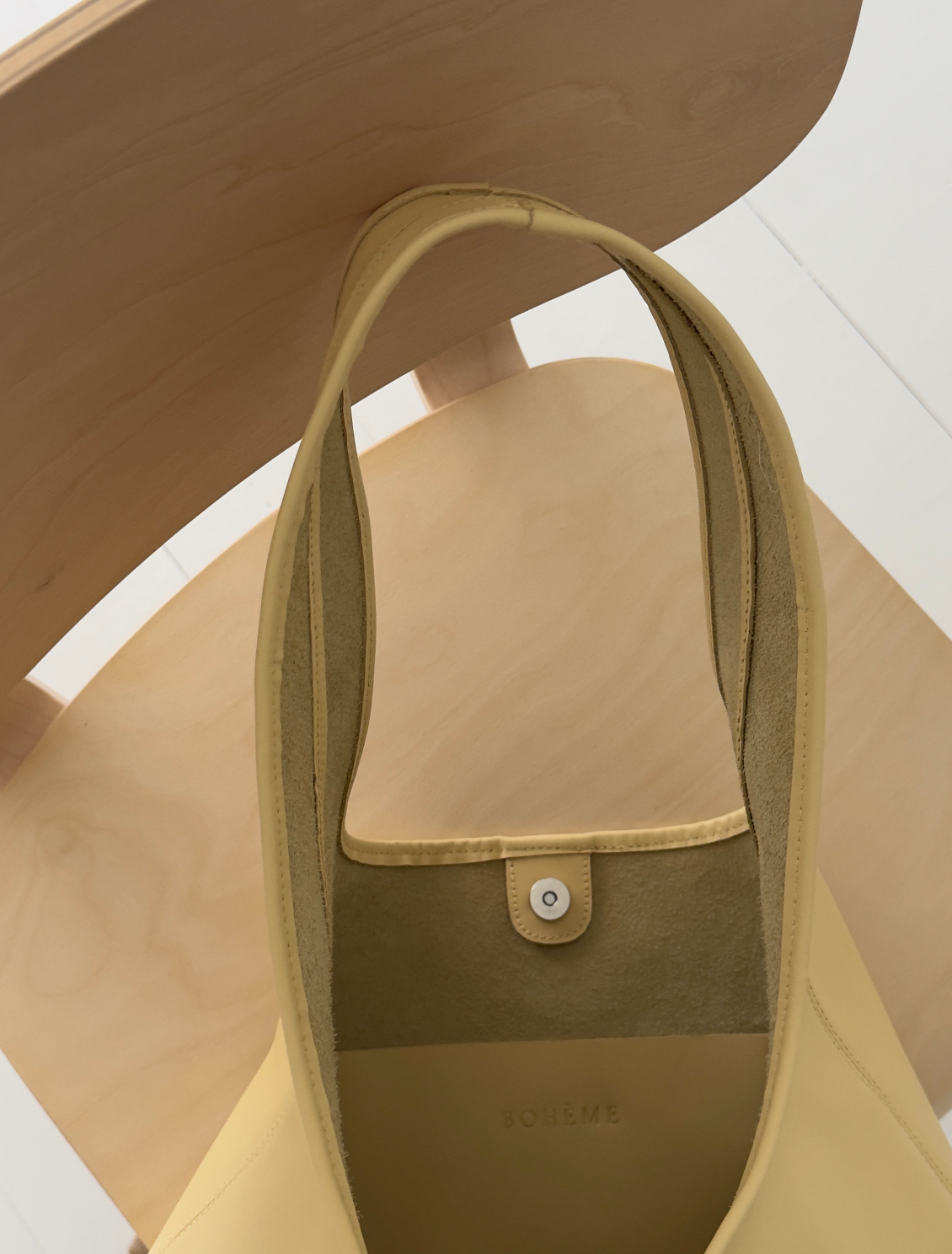 The Leather Bag - Banana