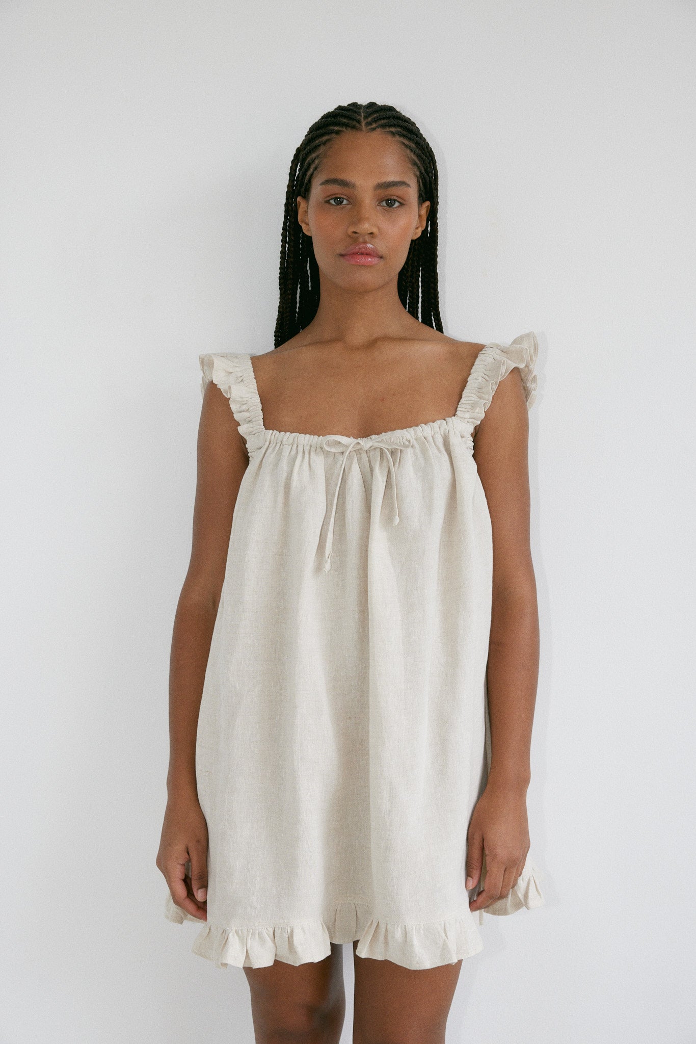 The Ruffle Mini Dress (+ colours)