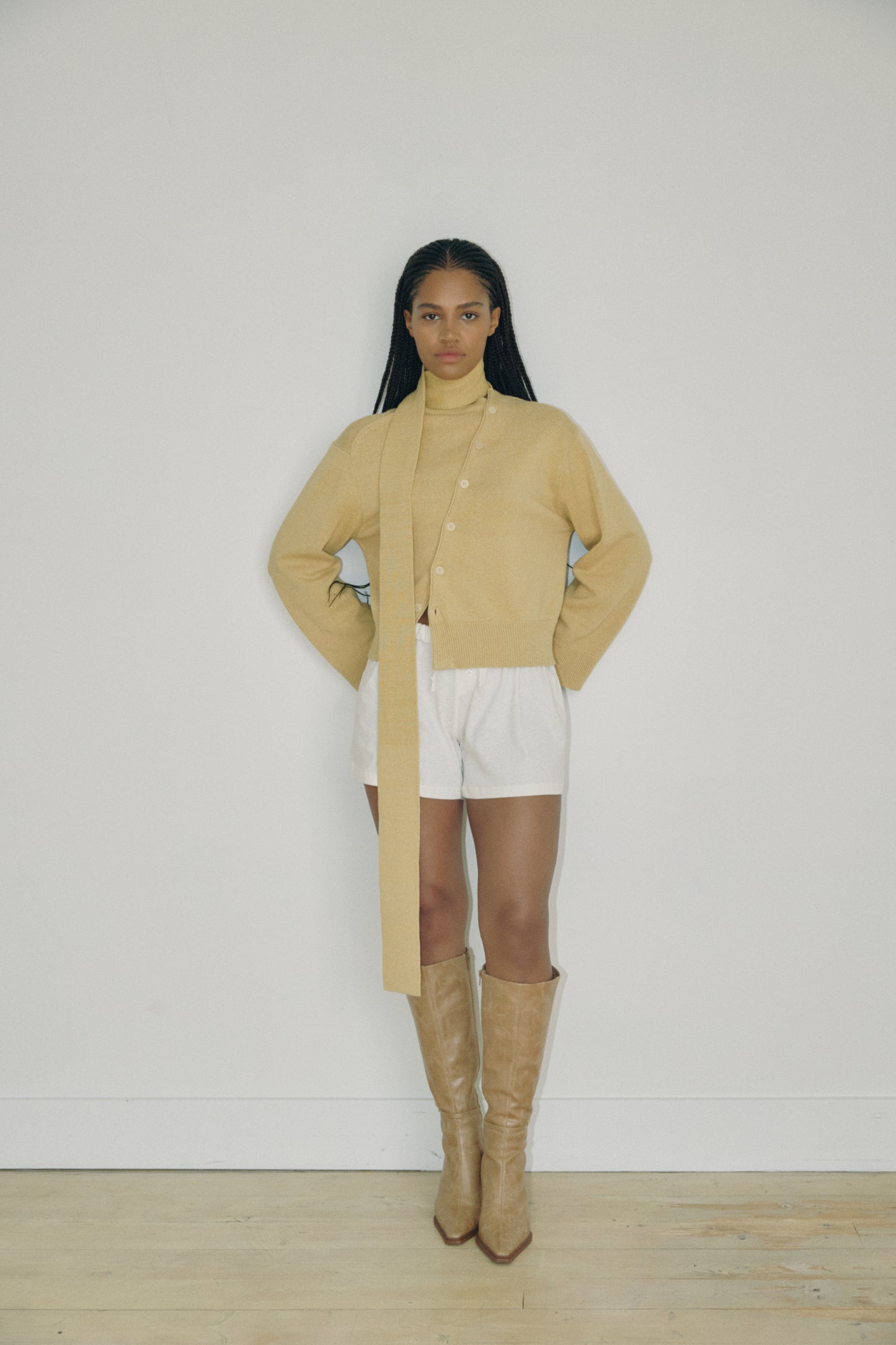 The Asymmetric Knit, Wheat