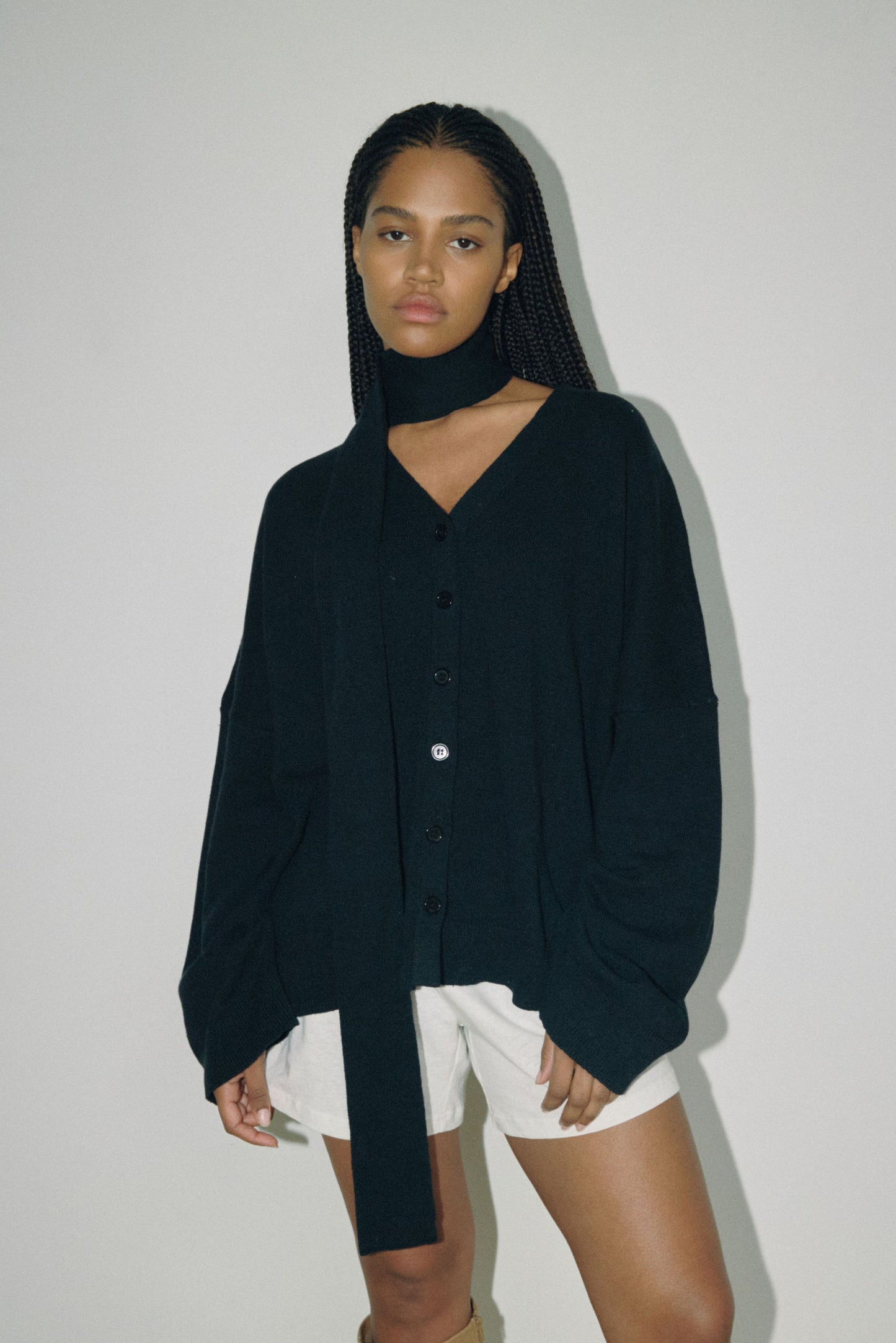 The Knit Cardigan, Onyx