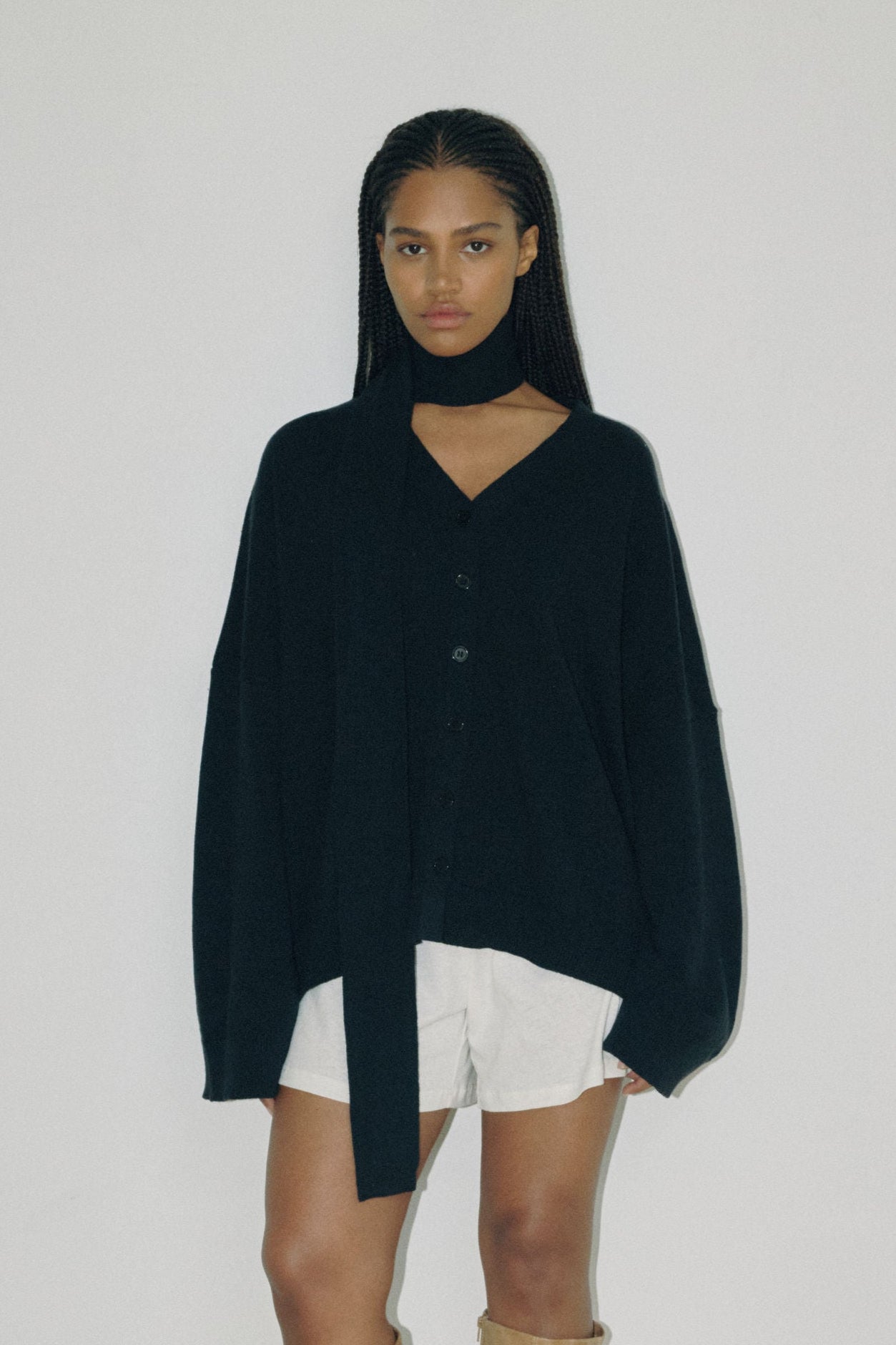 The Knit Cardigan, Onyx