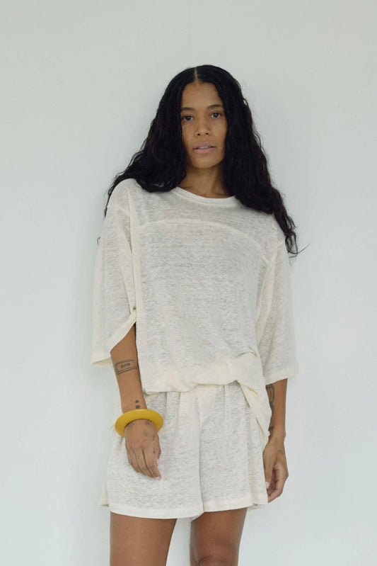 Linen Tee, Size M/L