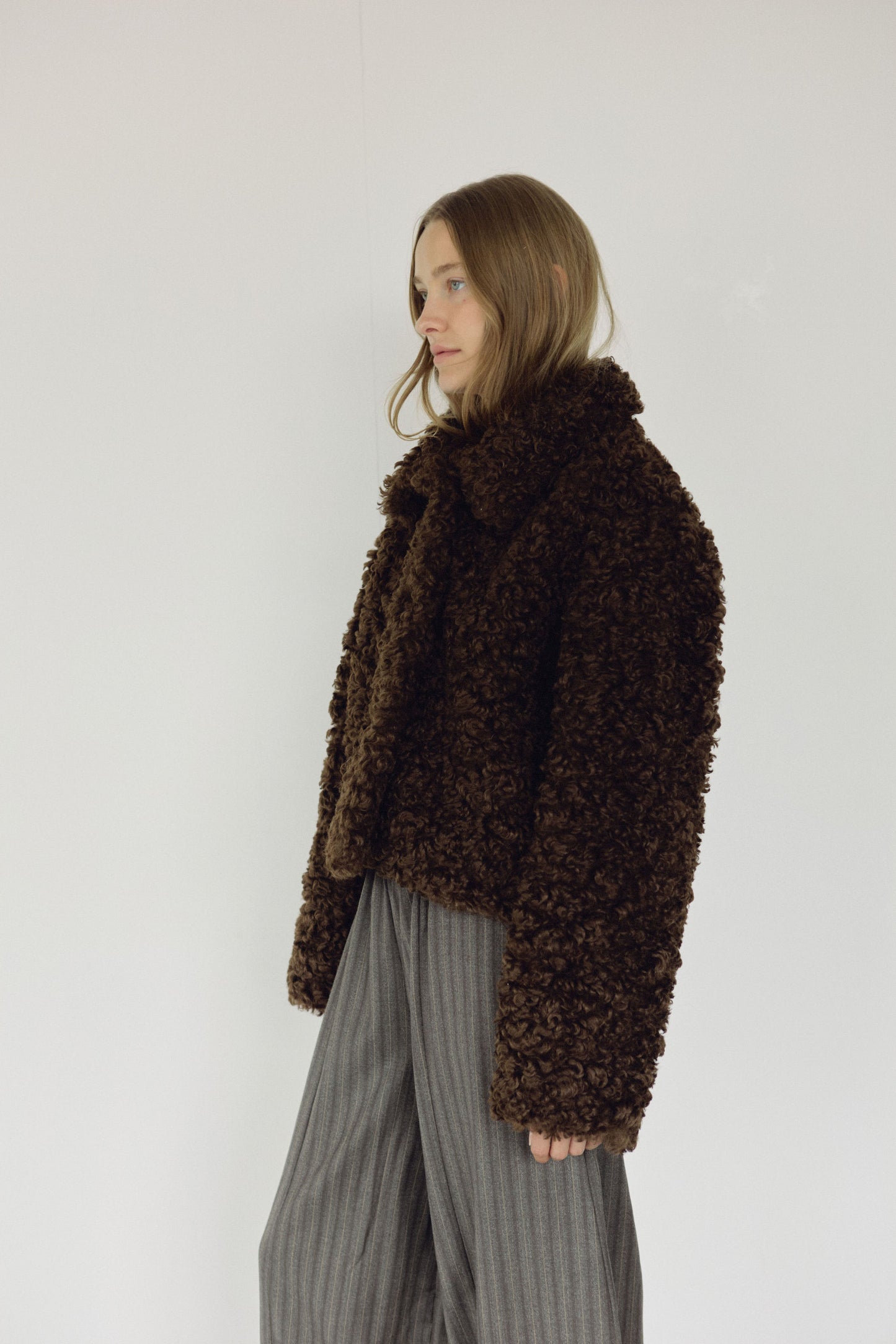 The Faux Fur Coat, Espresso