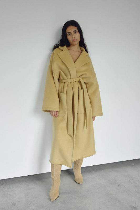 The Wool Wrap Coat - LXL