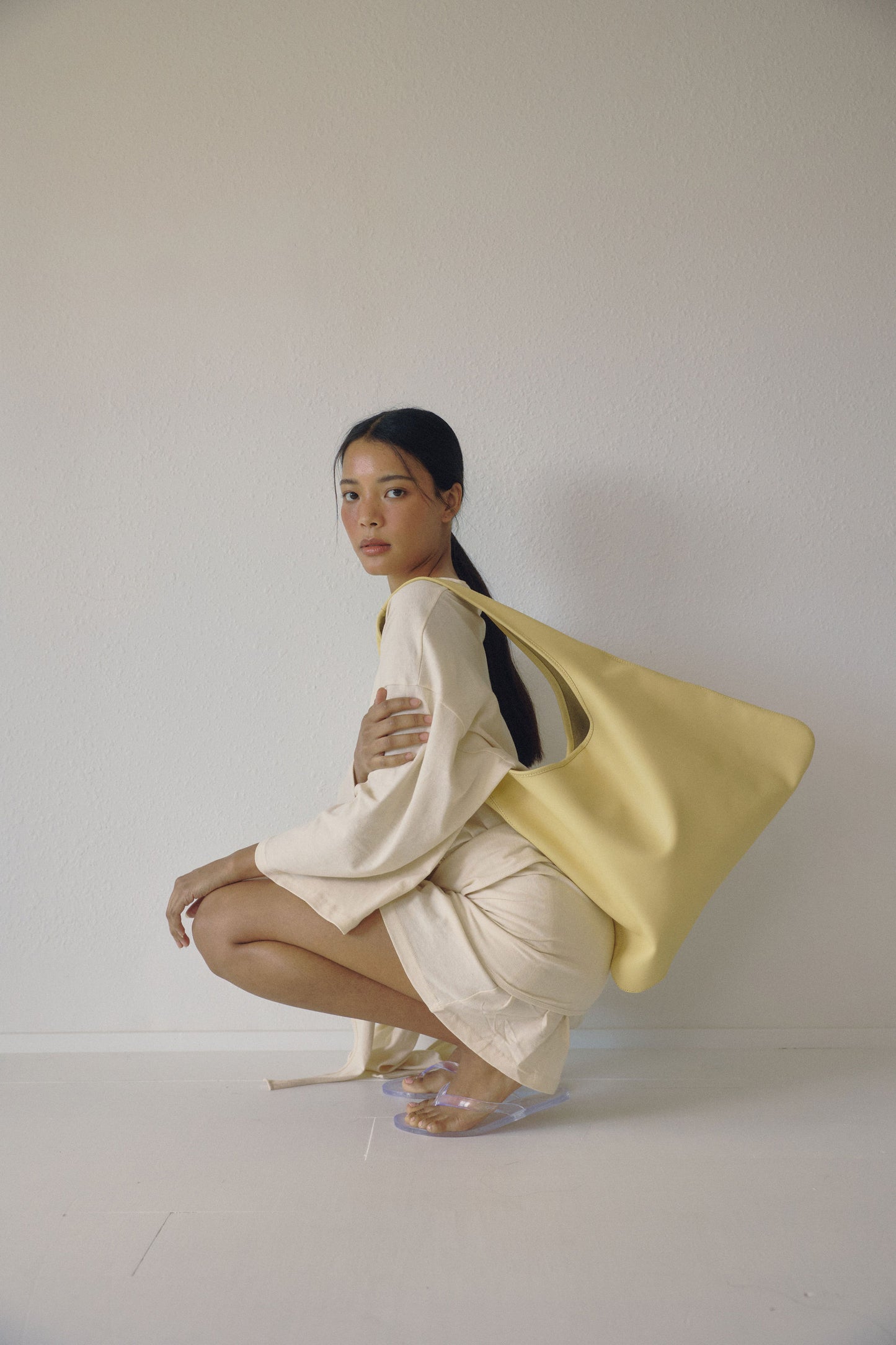 The Leather Bag - Banana