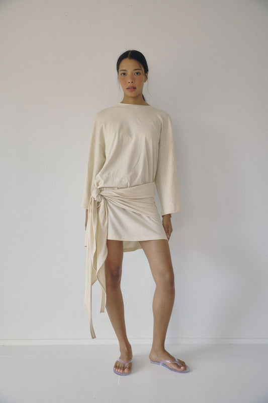 The Wrap Dress - Milk