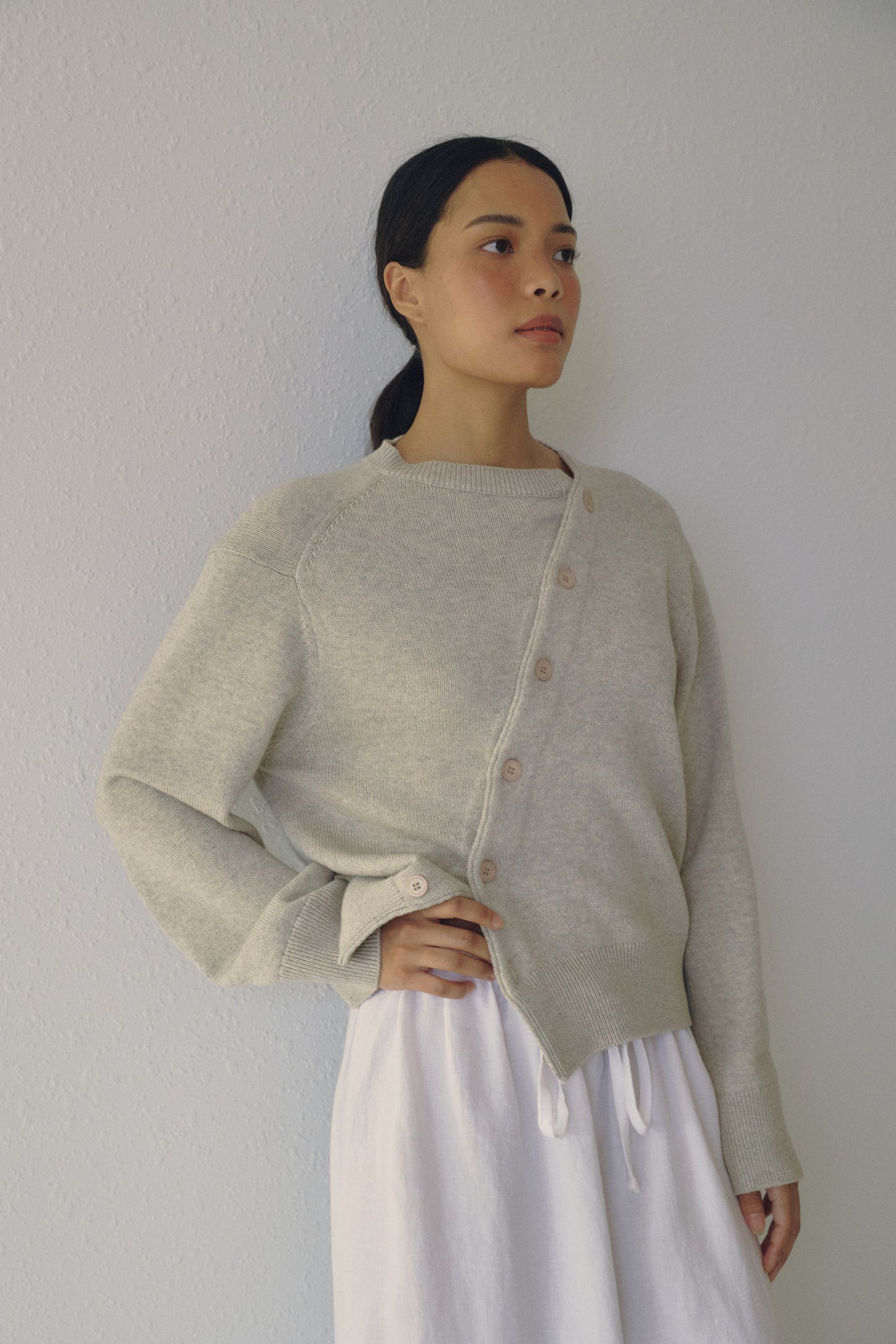 The Asymmetric Knit, Mist