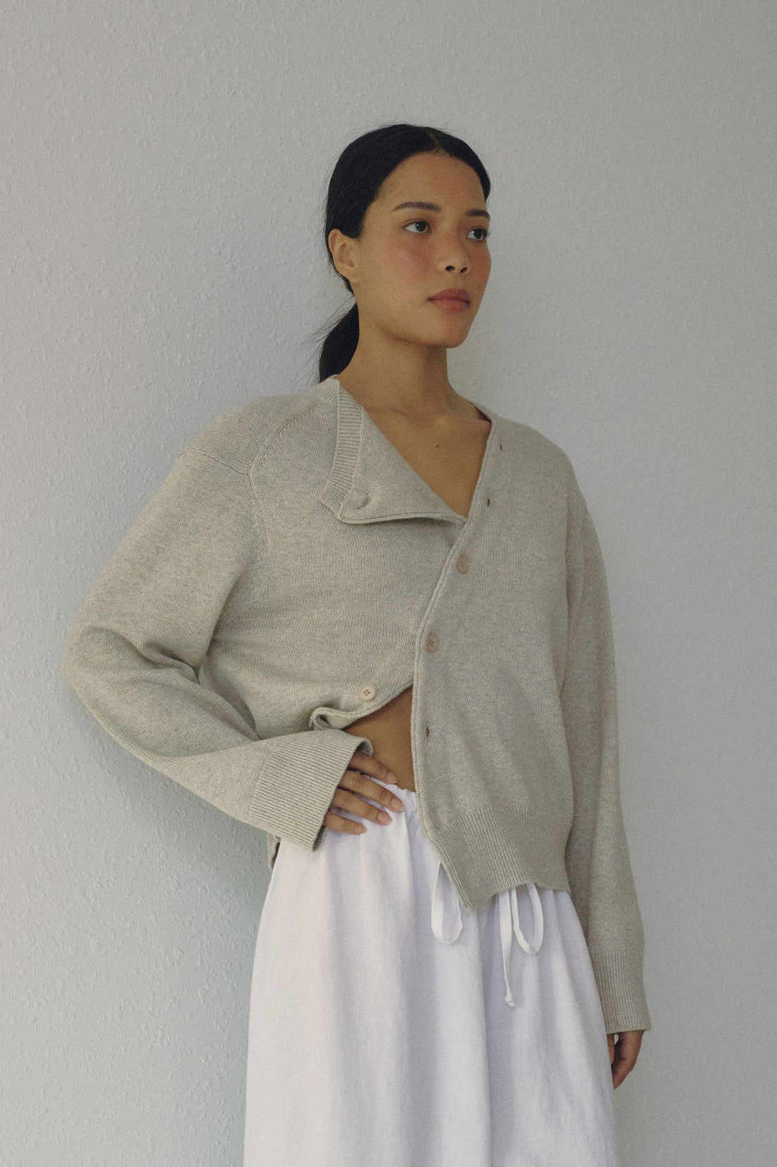 The Asymmetric Knit, Mist