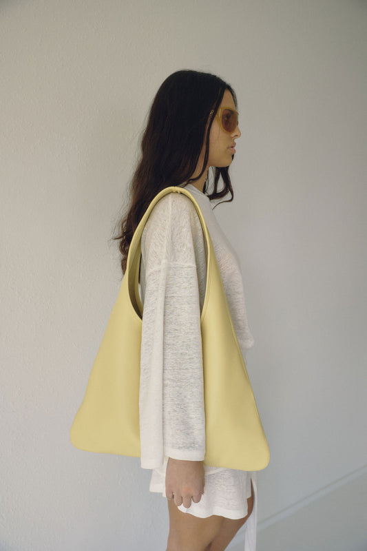 The Leather Bag - Banana