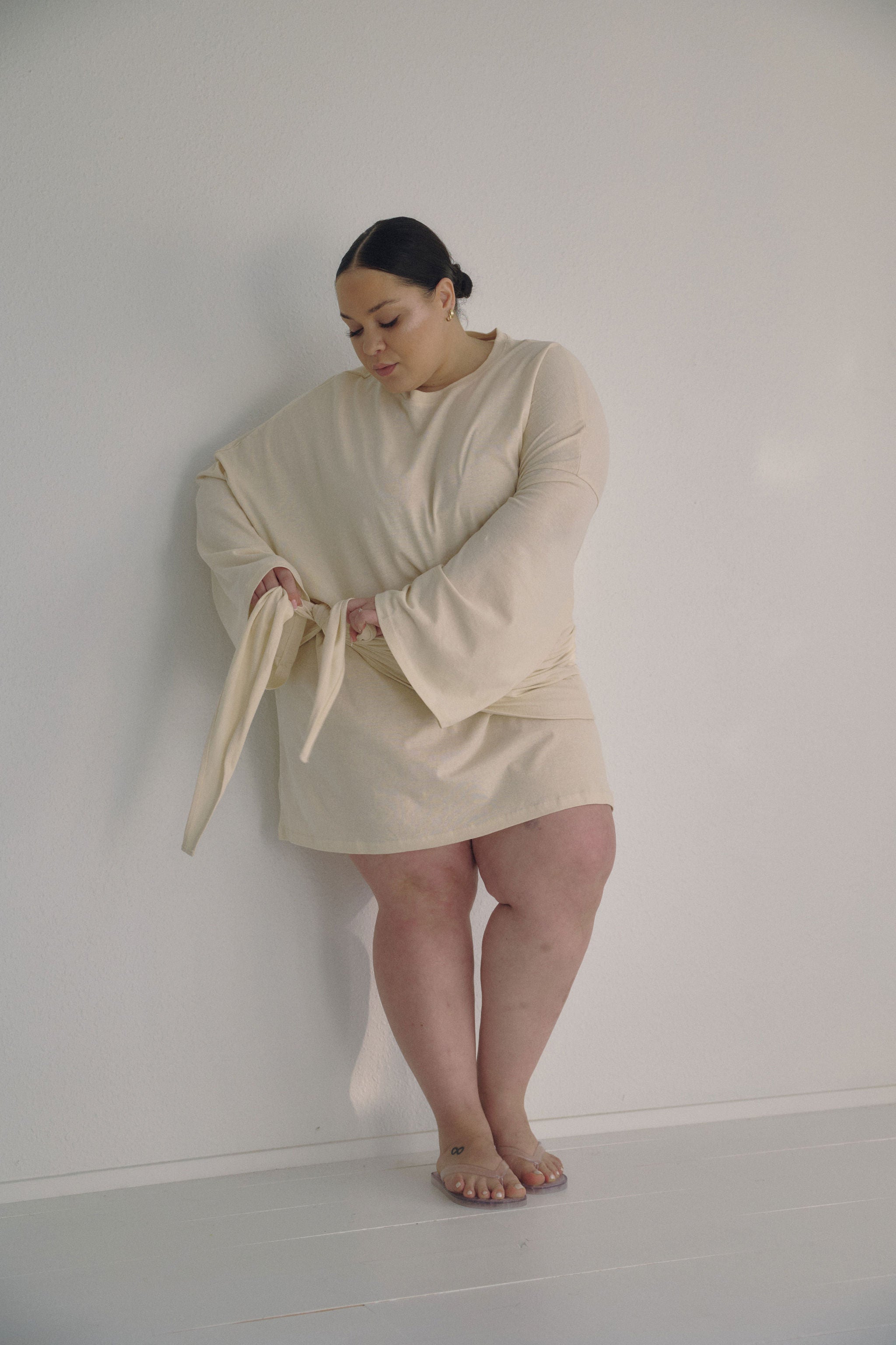 The Wrap Dress - Milk (XS/S) – BOHÈME