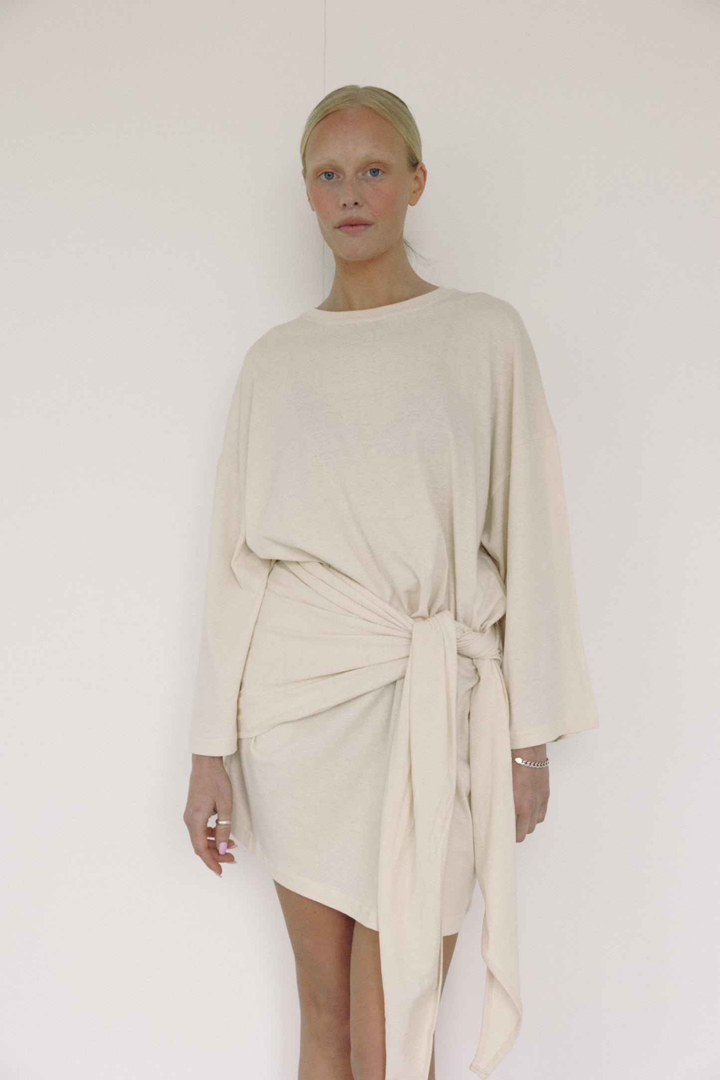 Milk Wrap Dress Sample L/XL