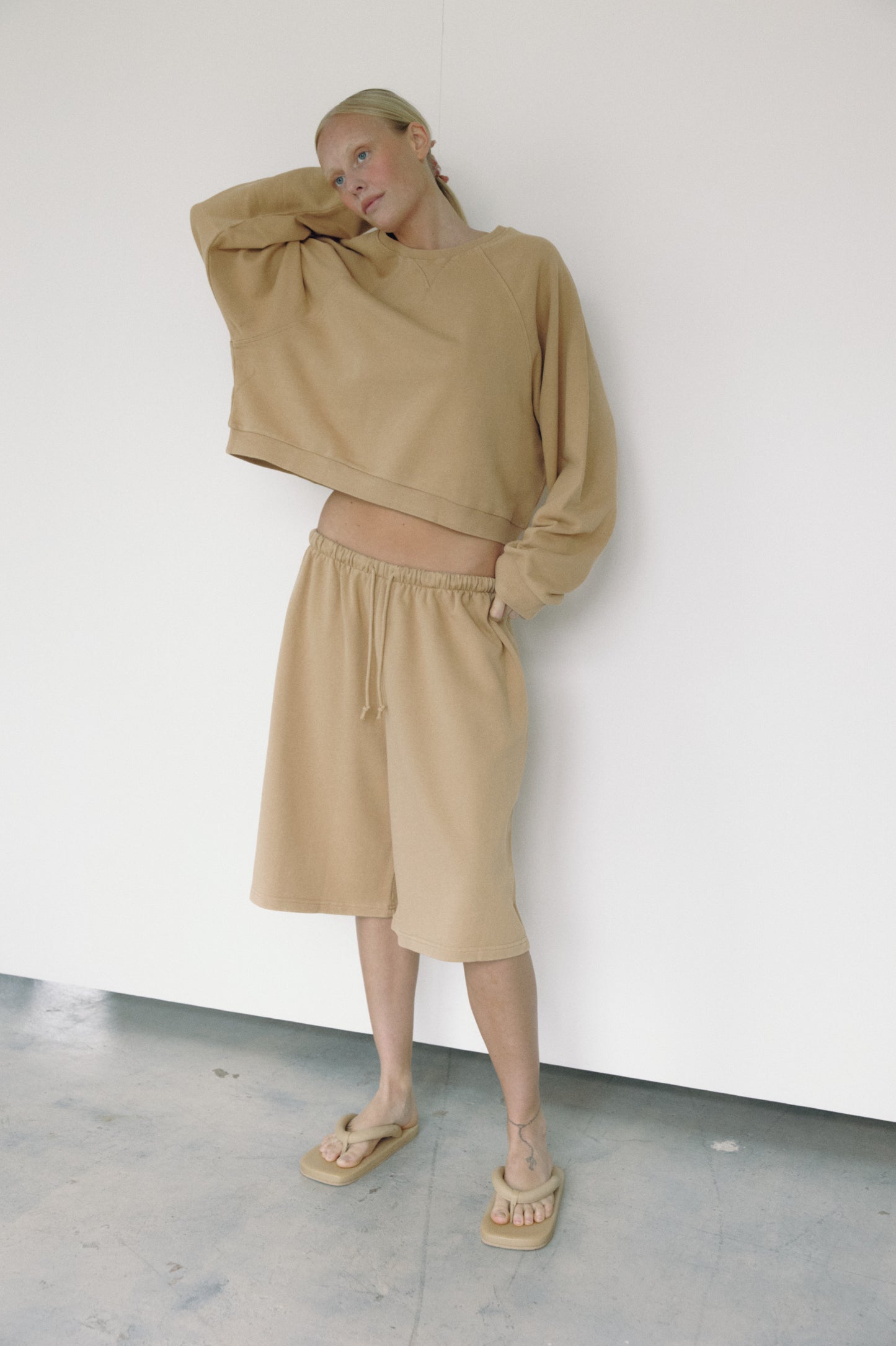 The Sweat Culotte - Sand