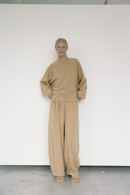 The Barrel Sweat Pant - Sand