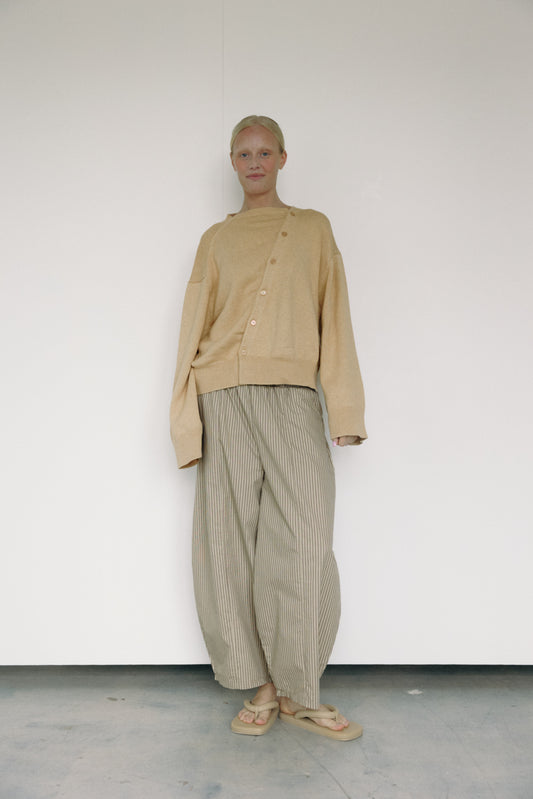 Stripe Barrel Pant ML