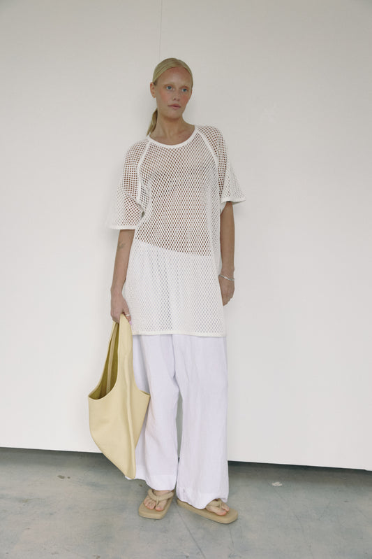The Leather Bag - Banana