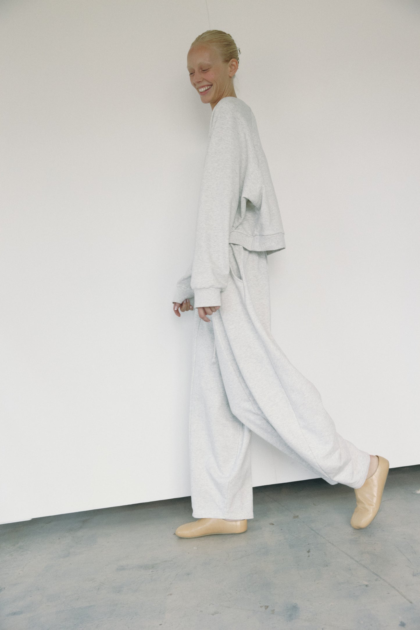 The Barrel Sweat Pant - Grey