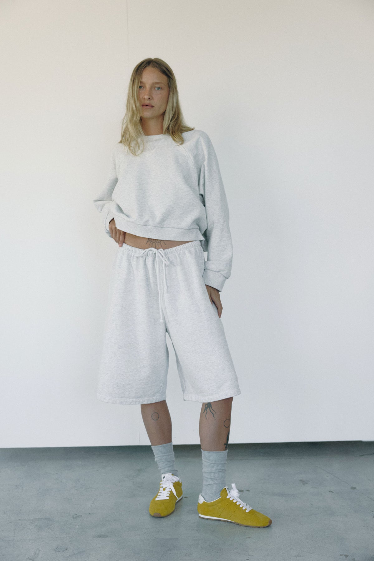 The Sweat Culotte - Grey