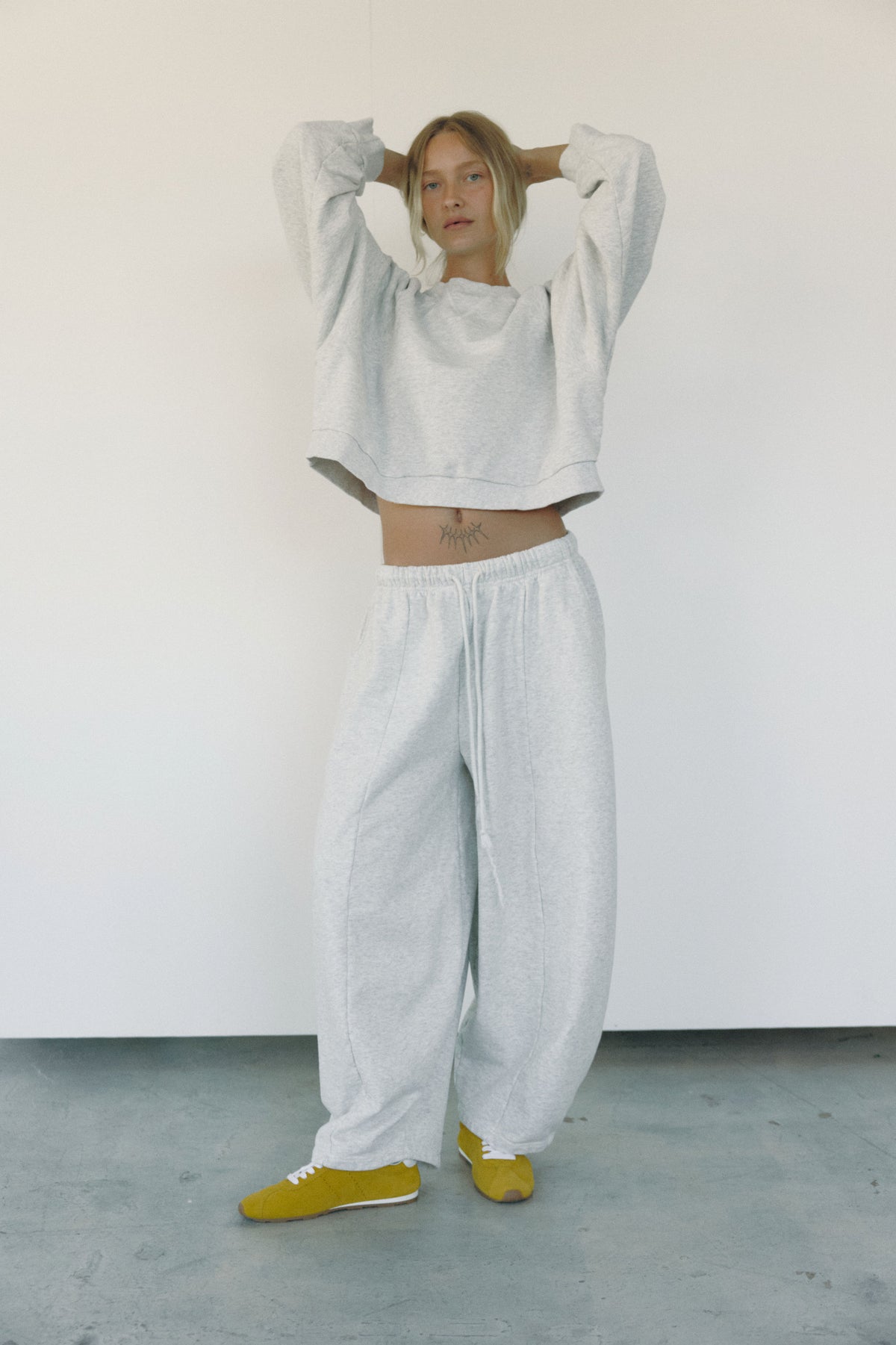 The Barrel Sweat Pant - Grey