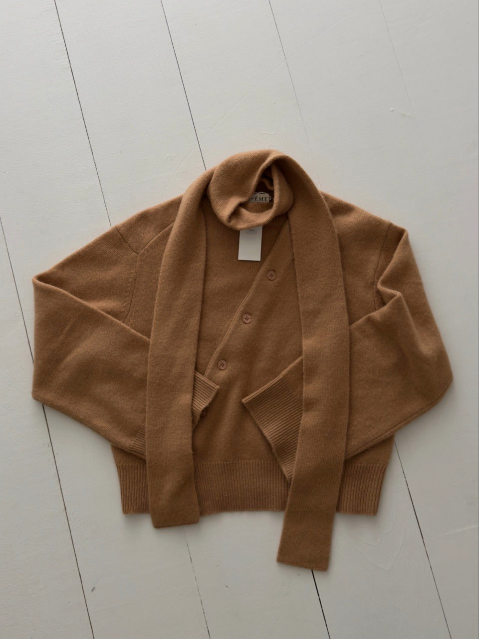 Cashmere Asymmetric Knit S/M