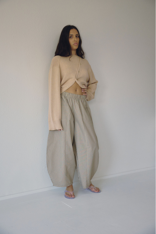 The Stripe Barrel Pants