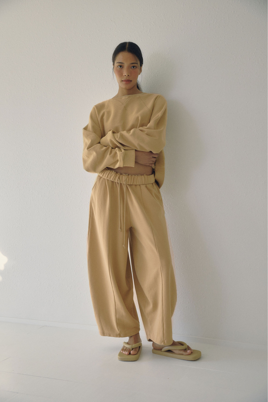 The Barrel Sweat Pant - Sand