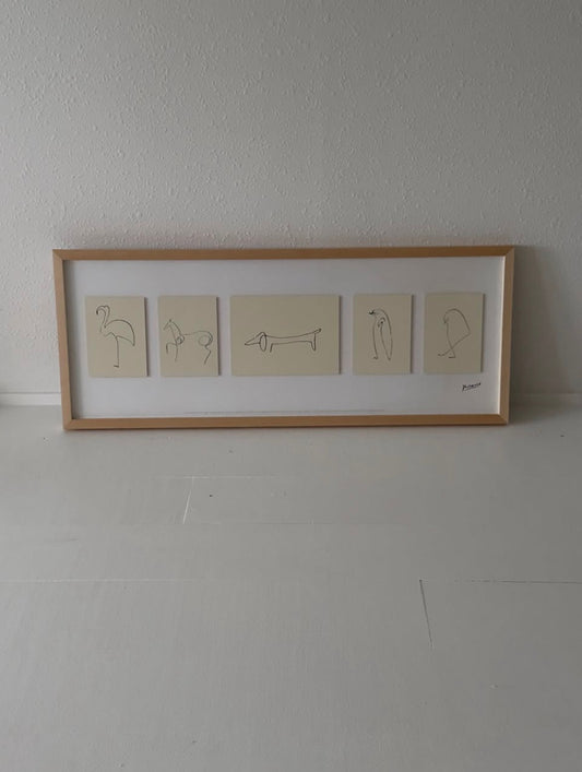 Vintage IKEA Picasso Lithograph (reframed)