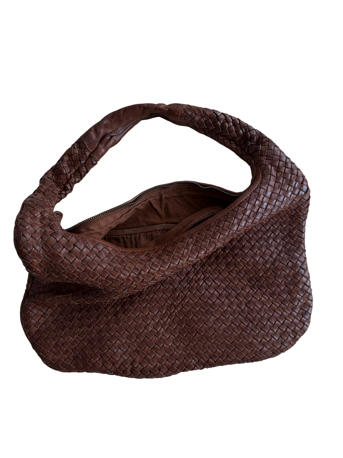 Woven Leather Bag